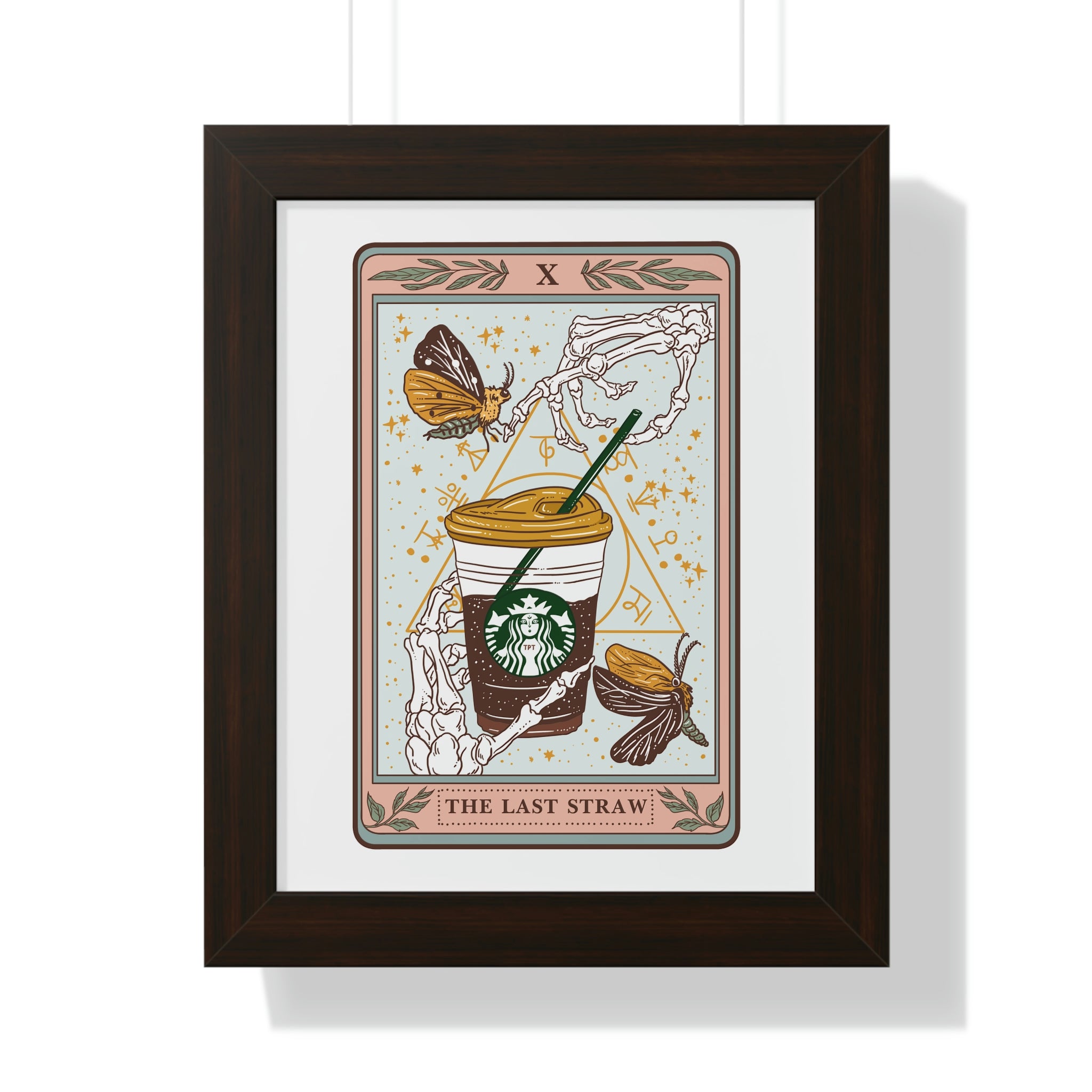 THE LAST STRAW // FRAMED POSTER PRINT