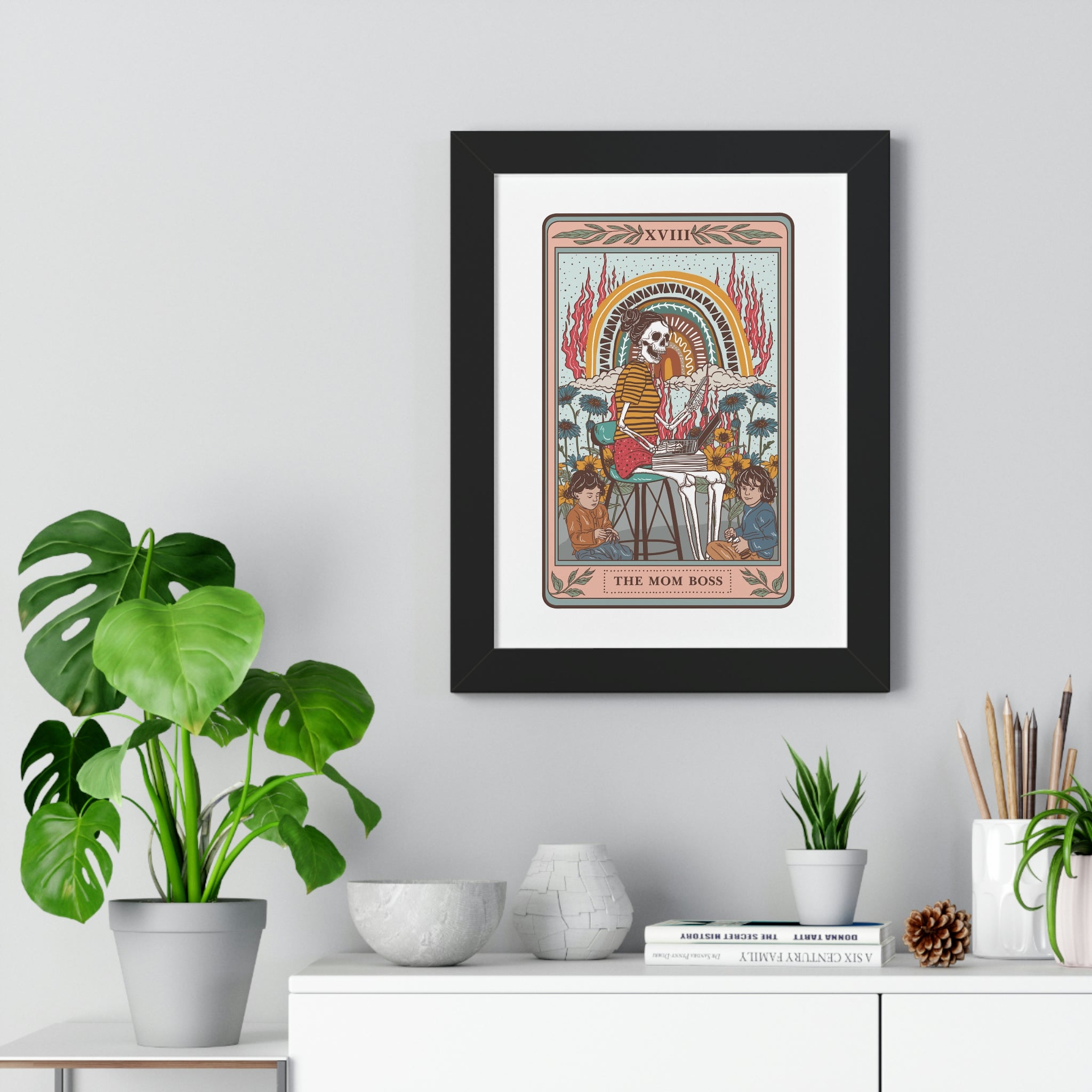 THE MOM BOSS // FRAMED POSTER PRINT