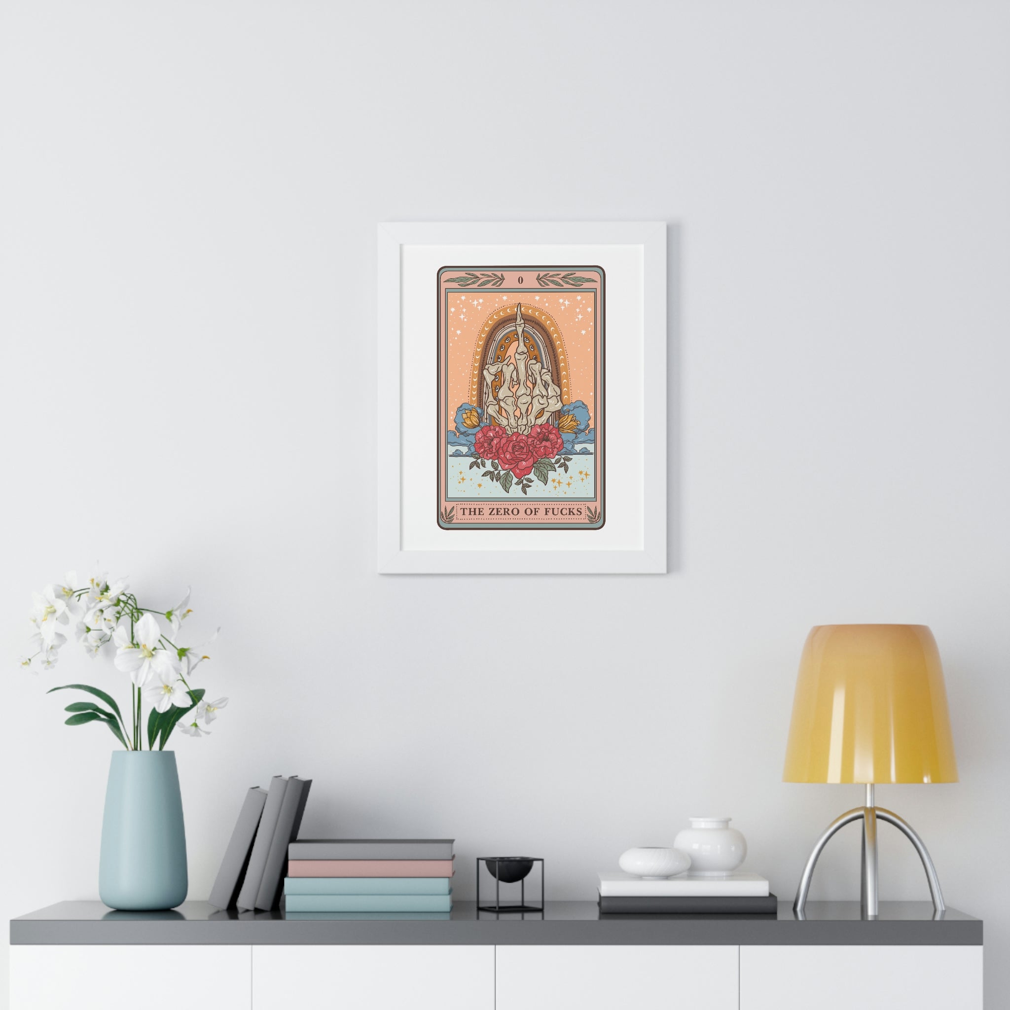 THE ZERO OF F*CKS // FRAMED POSTER PRINT