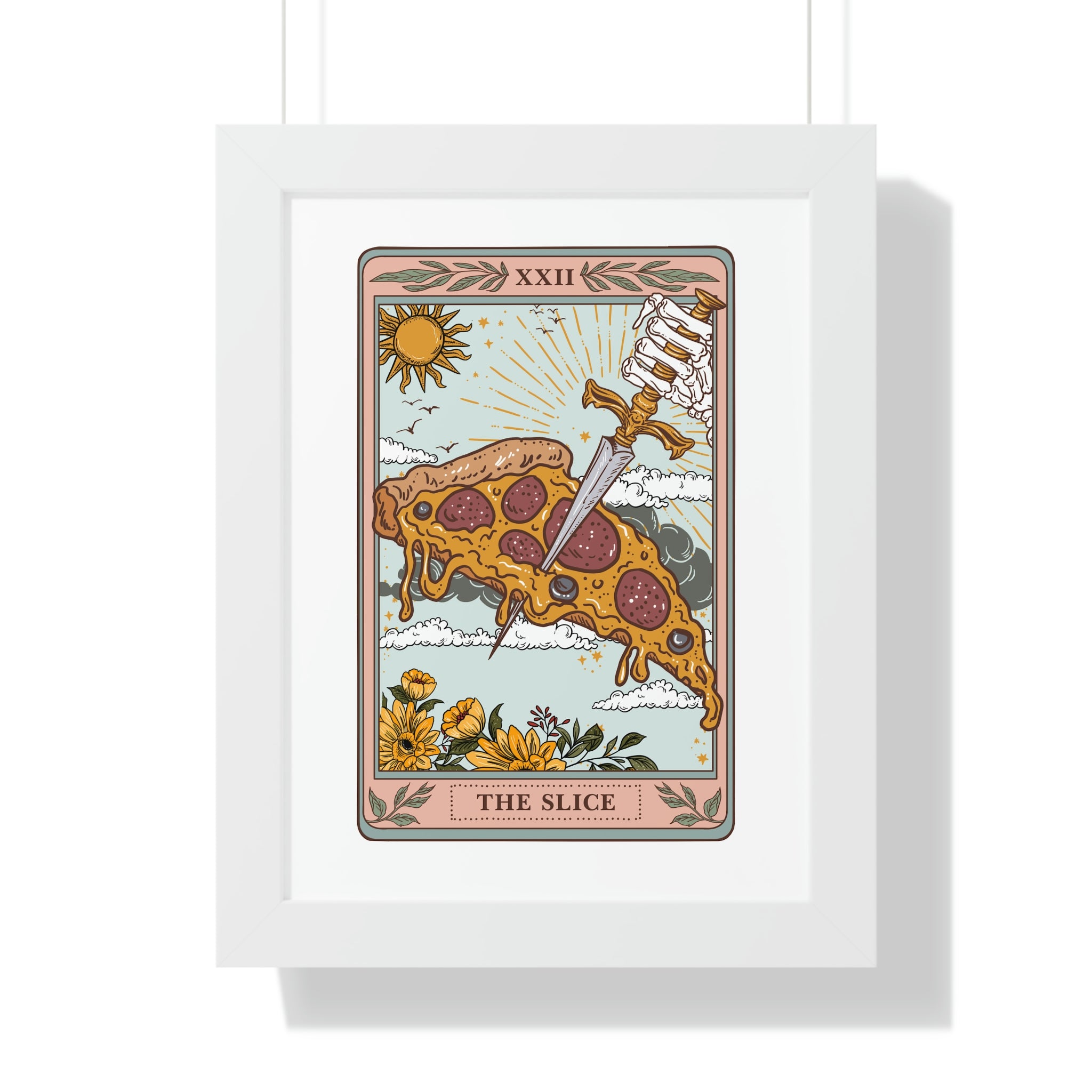 THE SLICE // FRAMED POSTER PRINT