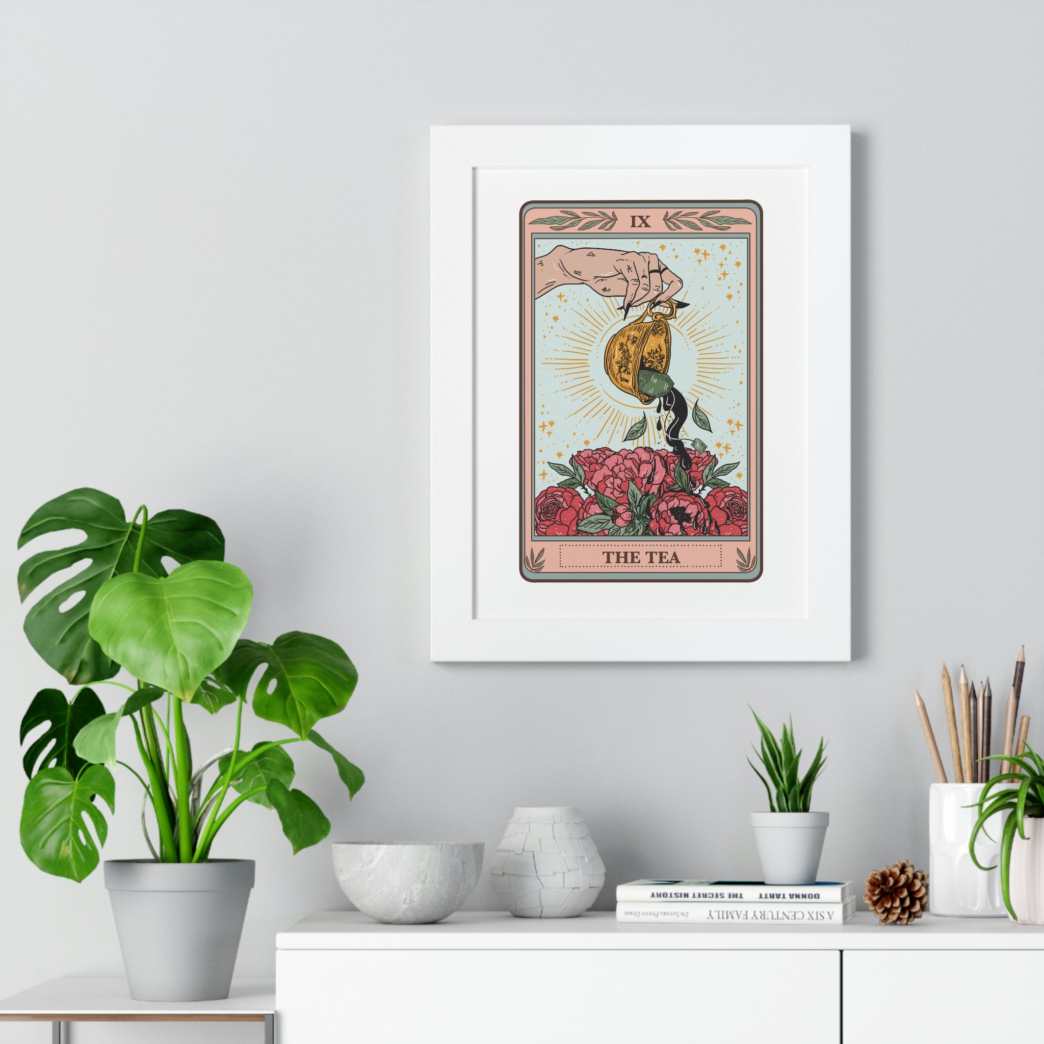 THE TEA // FRAMED POSTER PRINT
