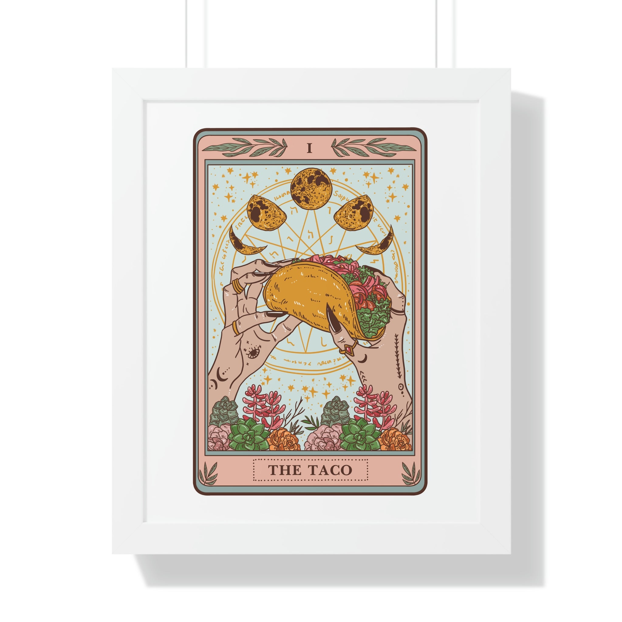 THE TACO // FRAMED POSTER PRINT