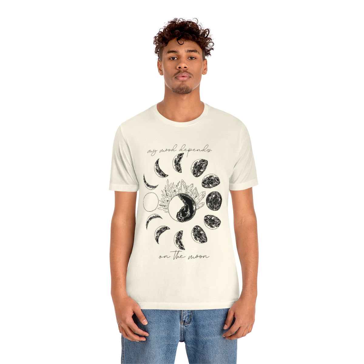 MY MOOD DEPENDS ON THE MOON // UNISEX TEE