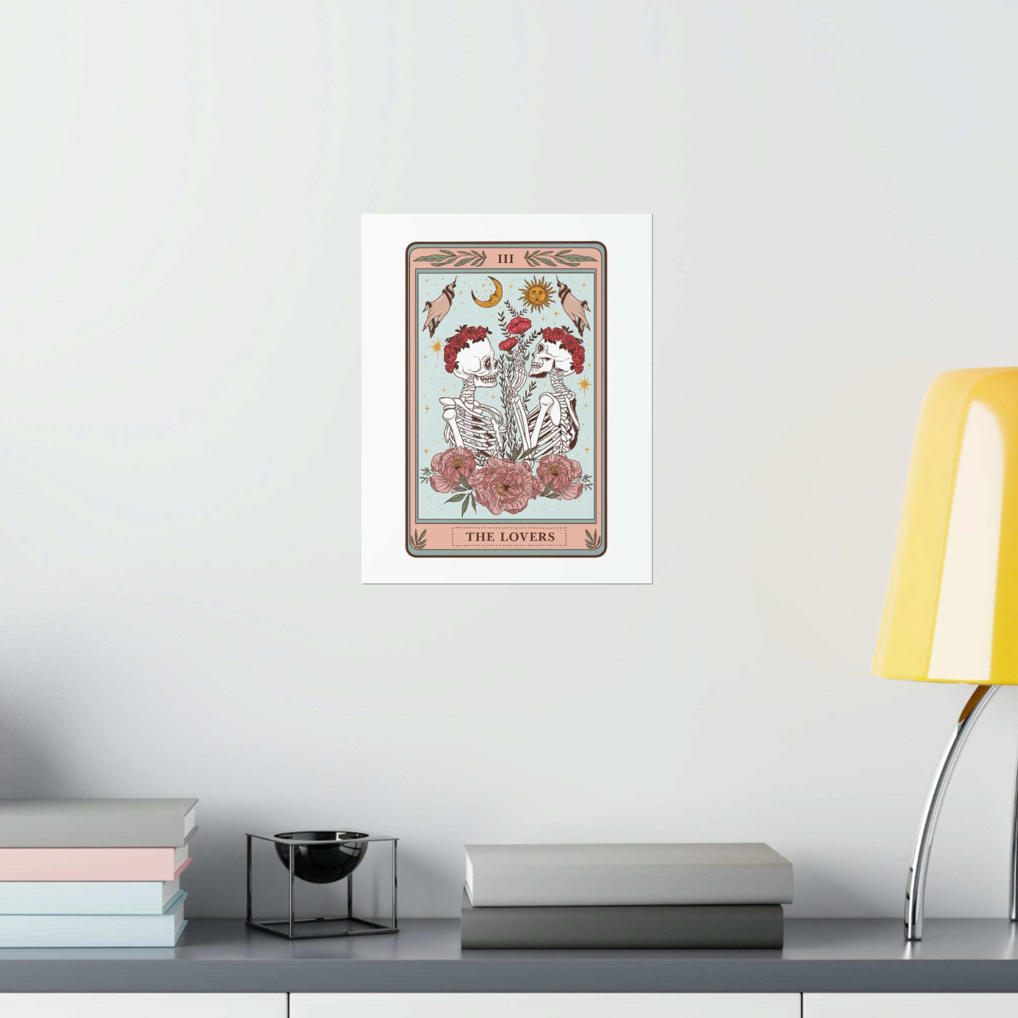 THE LOVERS (female/female) // MATTE POSTER PRINT