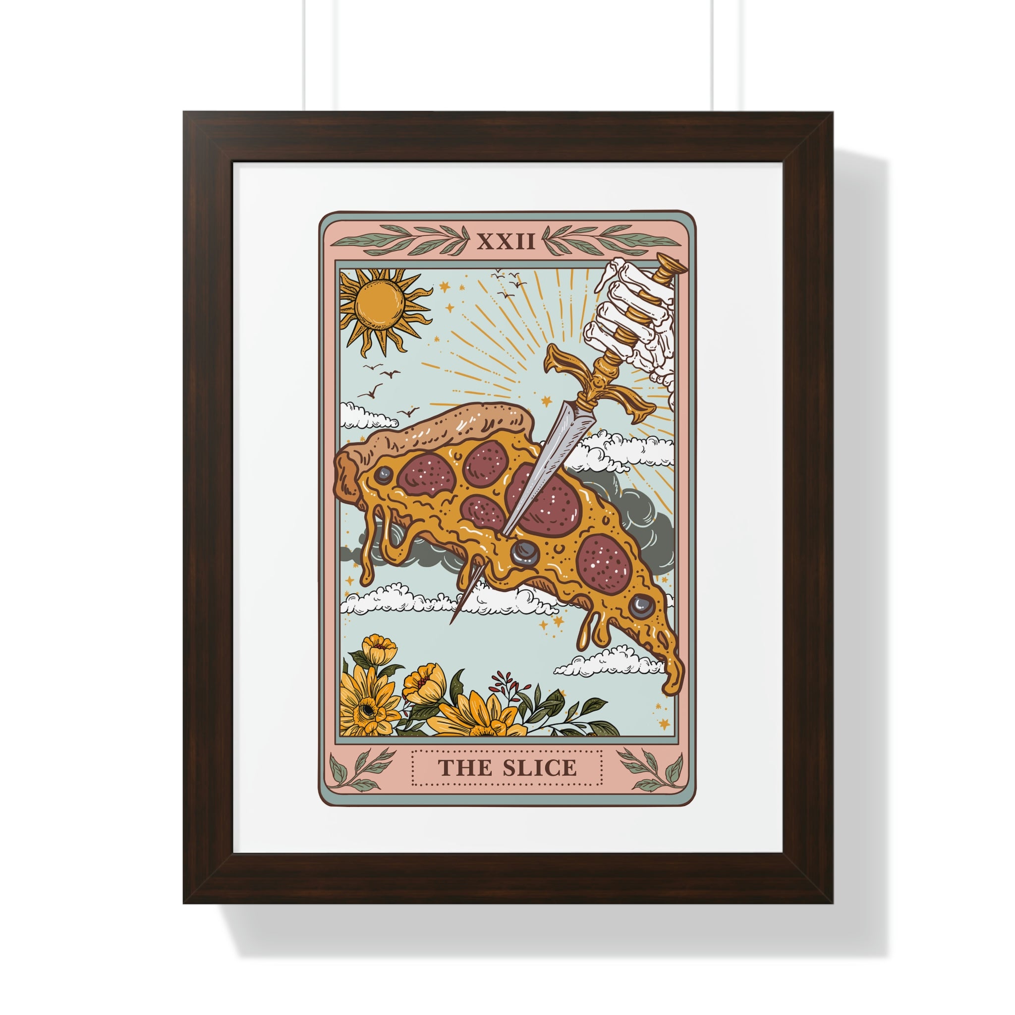 THE SLICE // FRAMED POSTER PRINT
