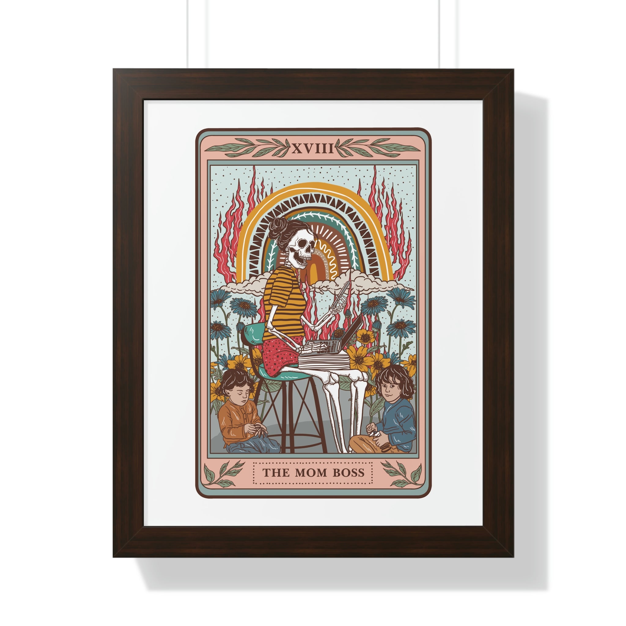 THE MOM BOSS // FRAMED POSTER PRINT
