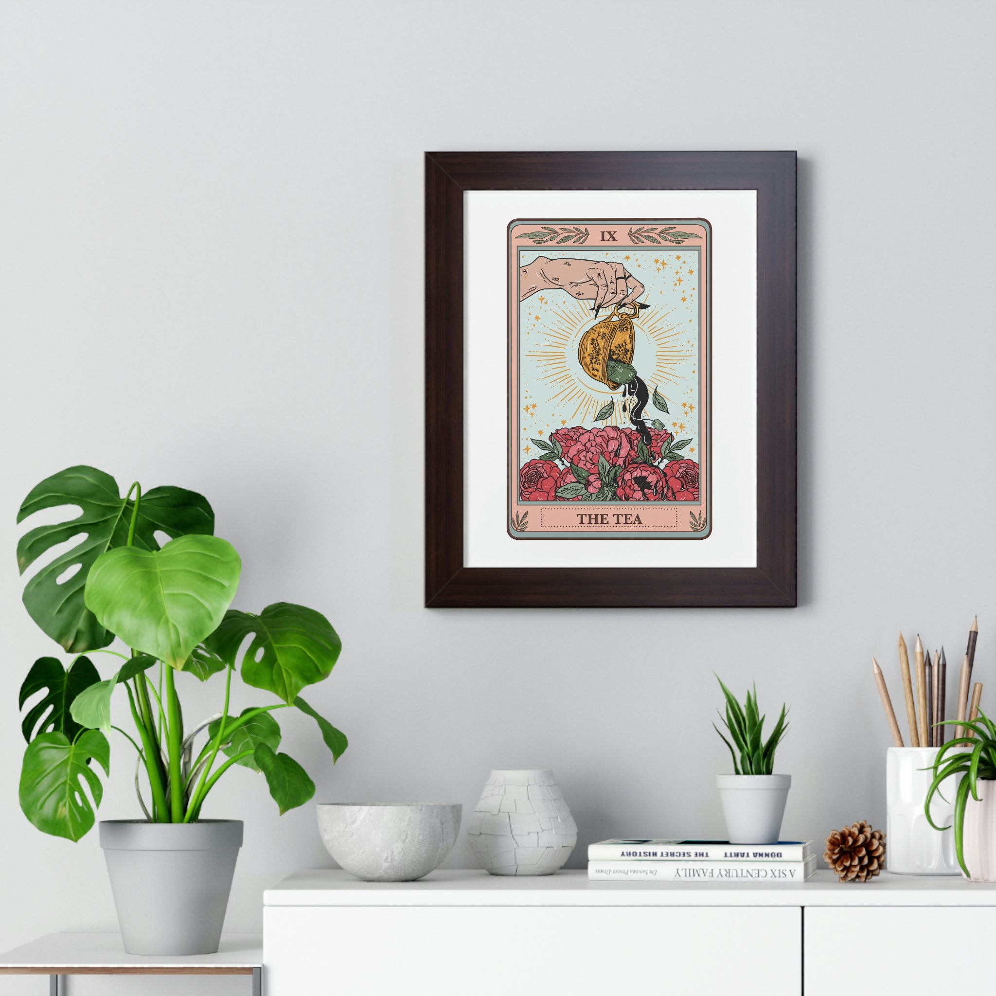 THE TEA // FRAMED POSTER PRINT