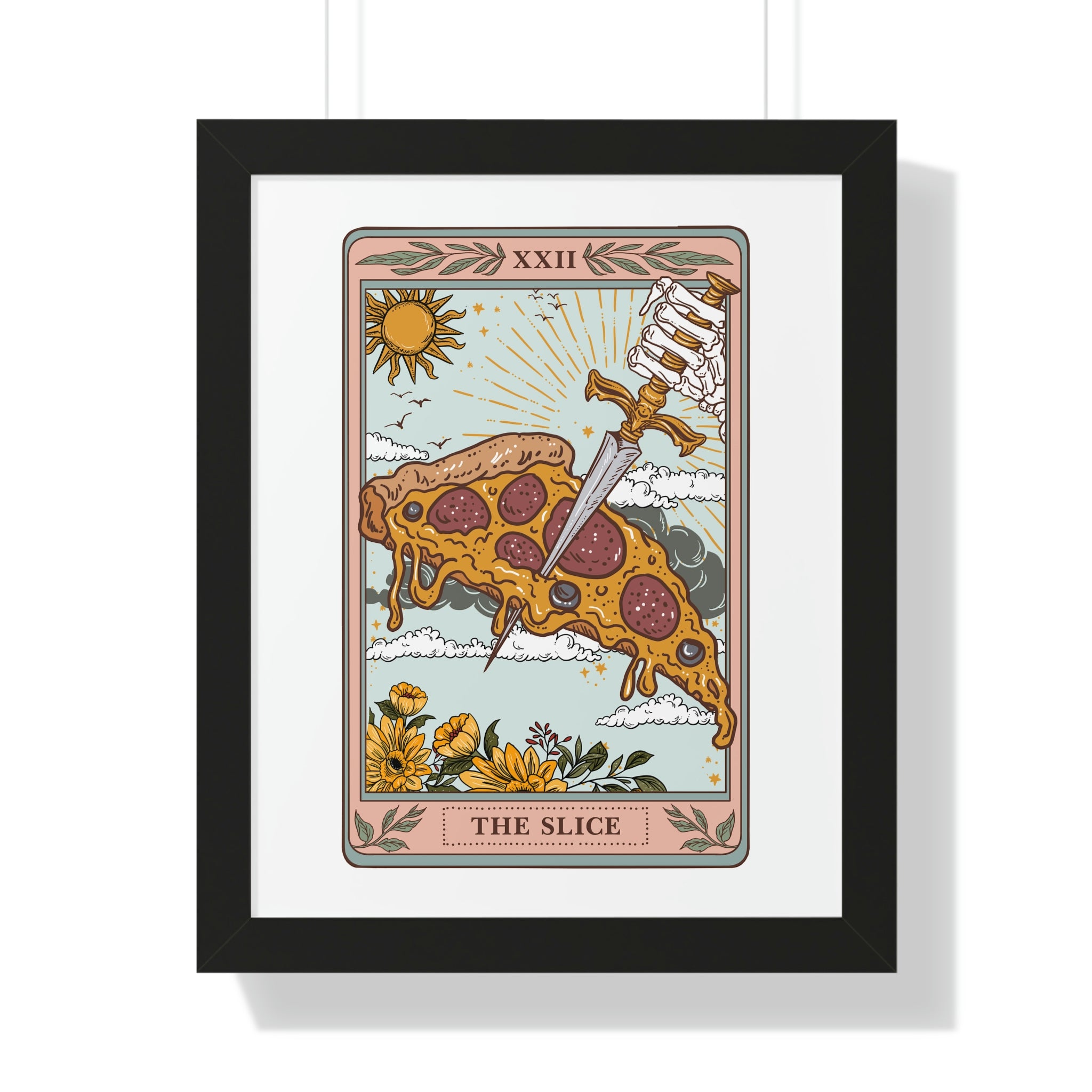 THE SLICE // FRAMED POSTER PRINT