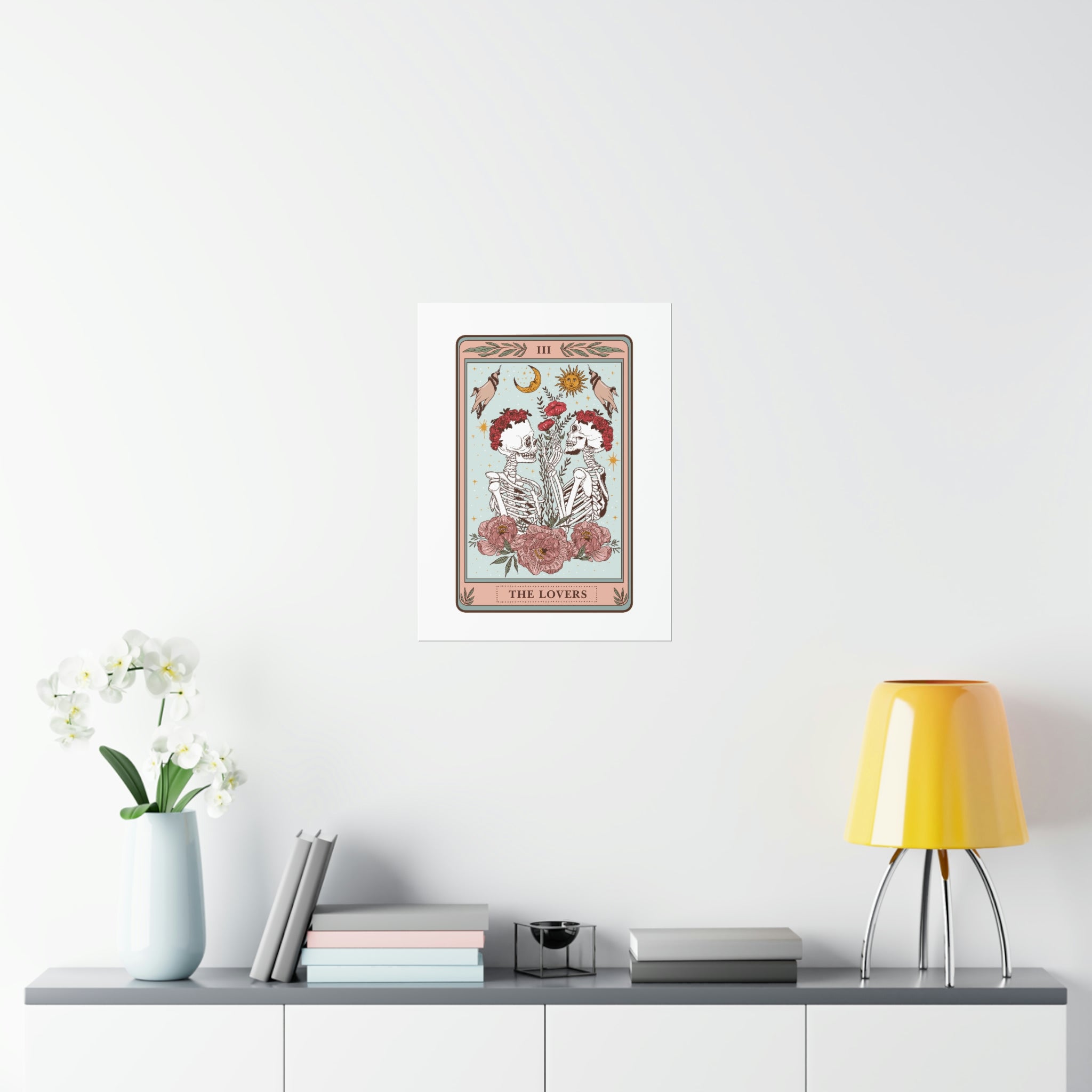 THE LOVERS (female/female) // MATTE POSTER PRINT