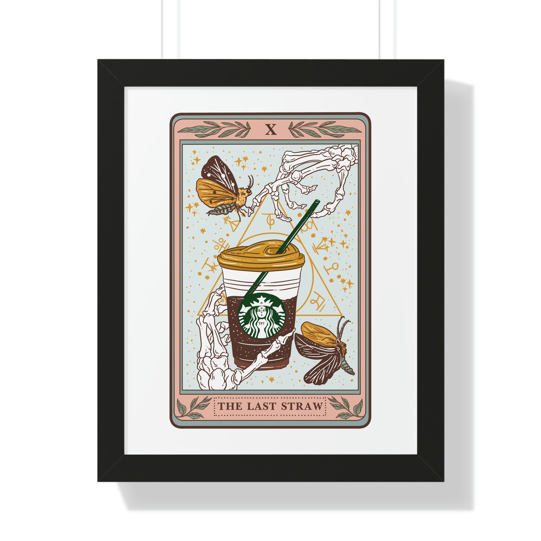 THE LAST STRAW // FRAMED POSTER PRINT