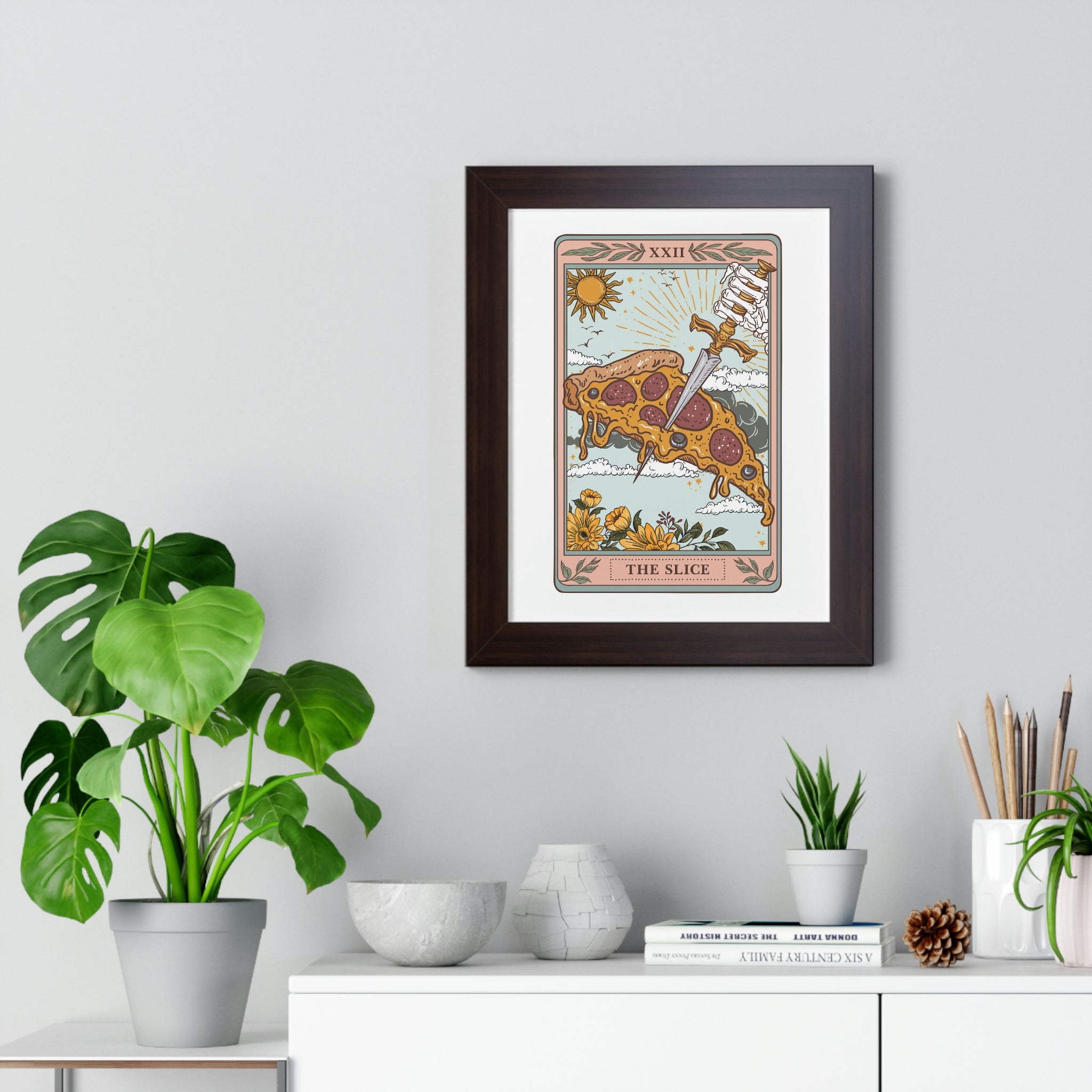 THE SLICE // FRAMED POSTER PRINT