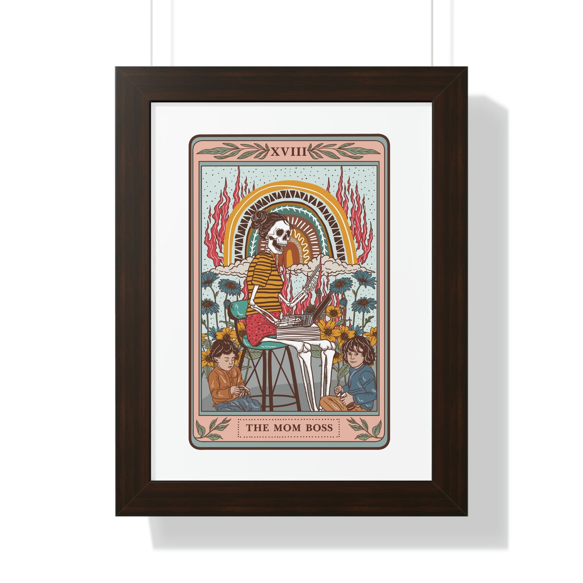 THE MOM BOSS // FRAMED POSTER PRINT
