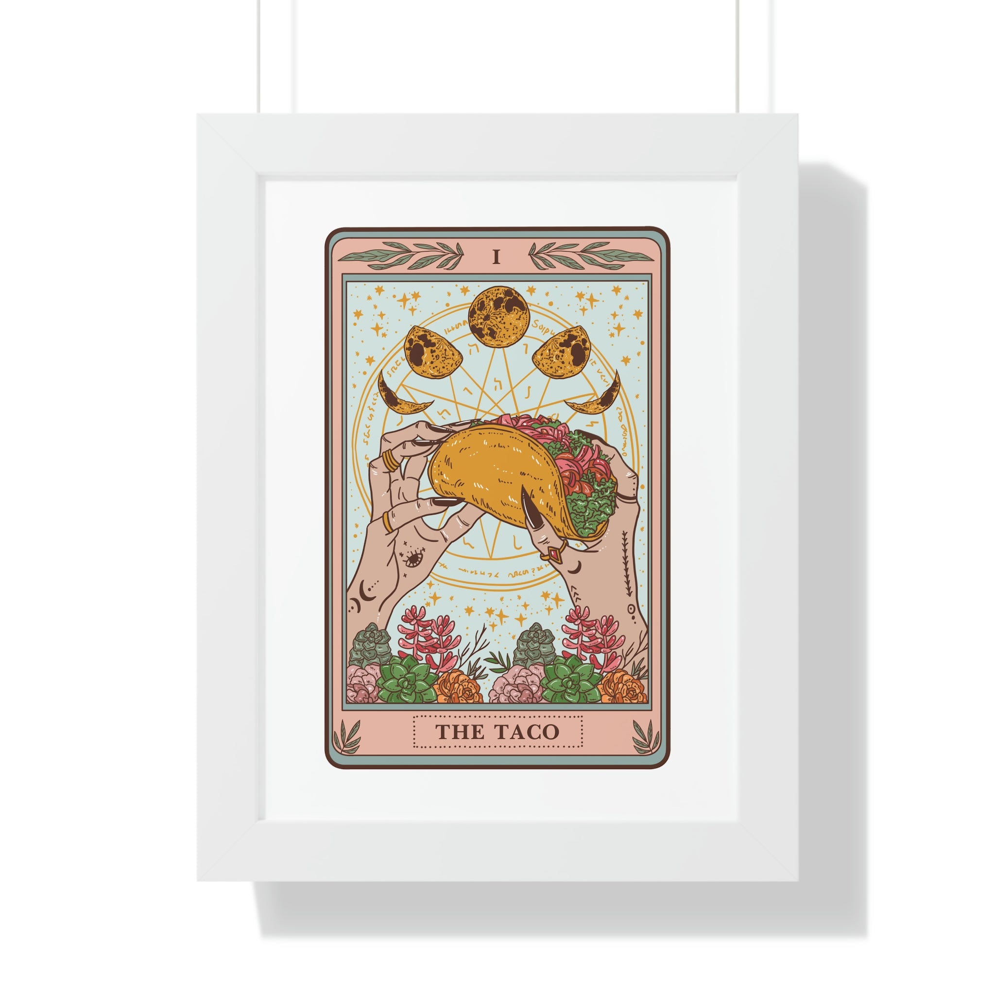 THE TACO // FRAMED POSTER PRINT
