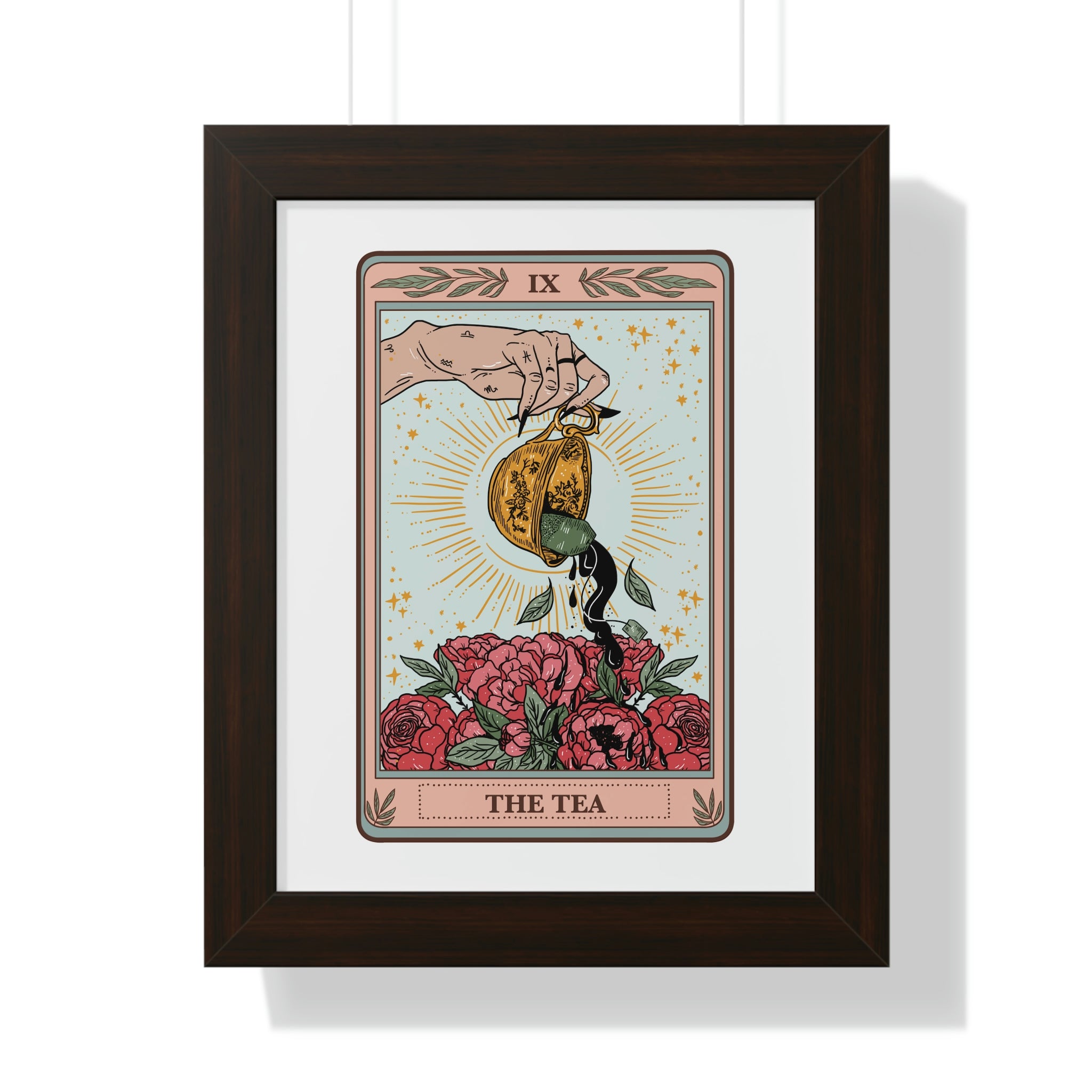 THE TEA // FRAMED POSTER PRINT