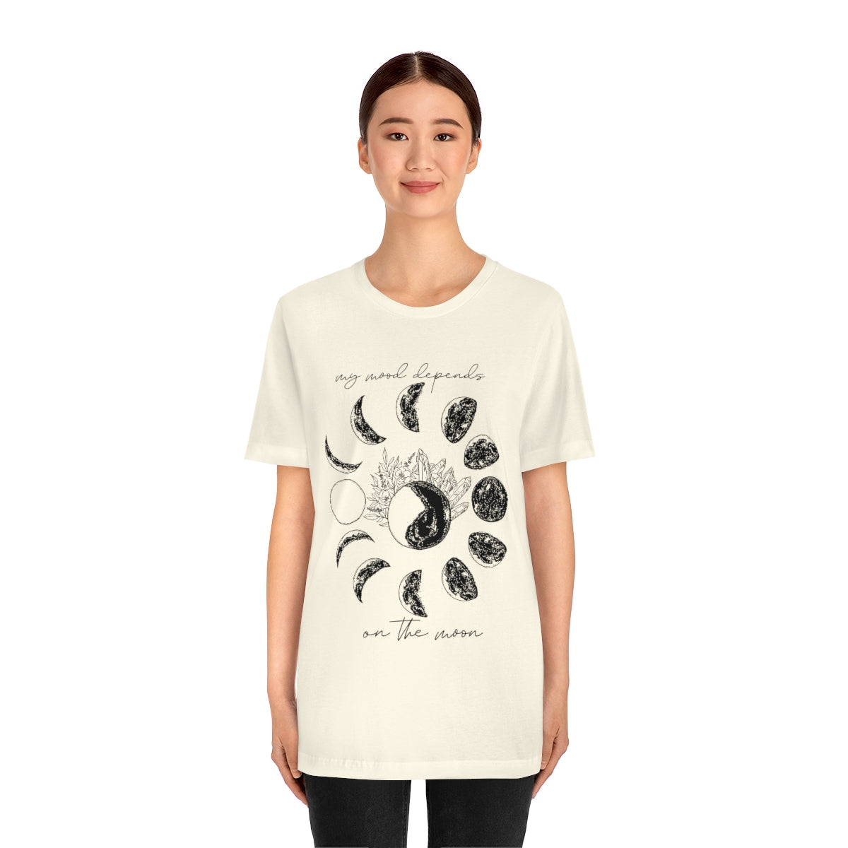 MY MOOD DEPENDS ON THE MOON // UNISEX TEE