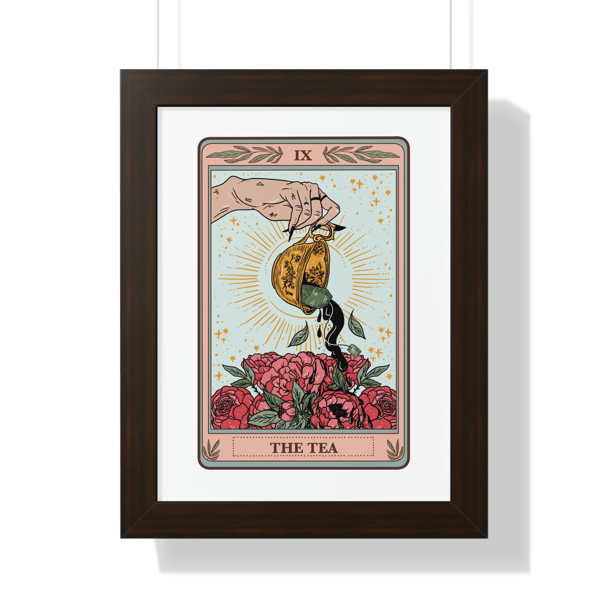 THE TEA // FRAMED POSTER PRINT