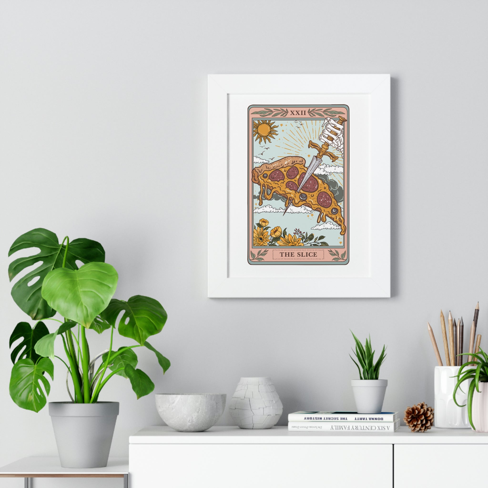 THE SLICE // FRAMED POSTER PRINT