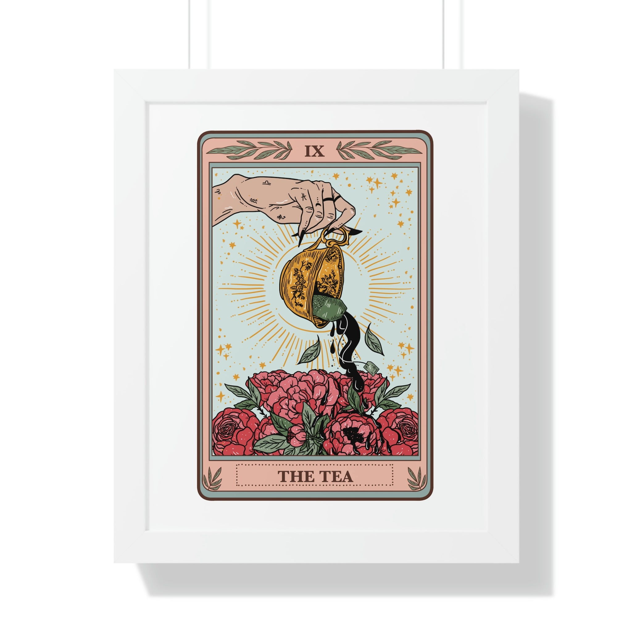 THE TEA // FRAMED POSTER PRINT