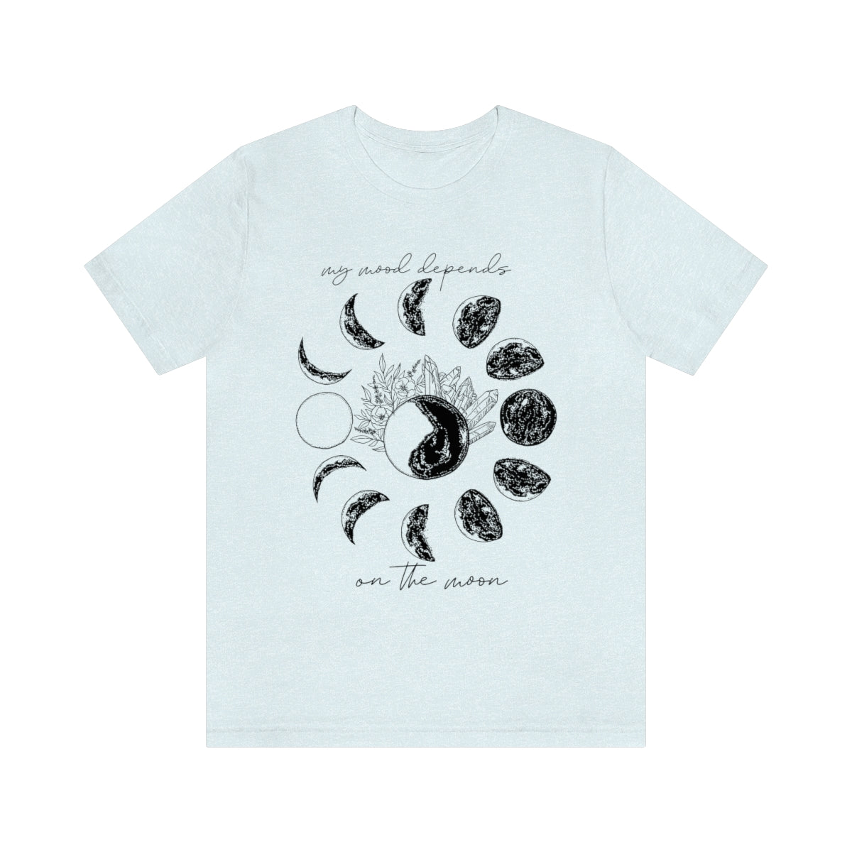 MY MOOD DEPENDS ON THE MOON // UNISEX TEE