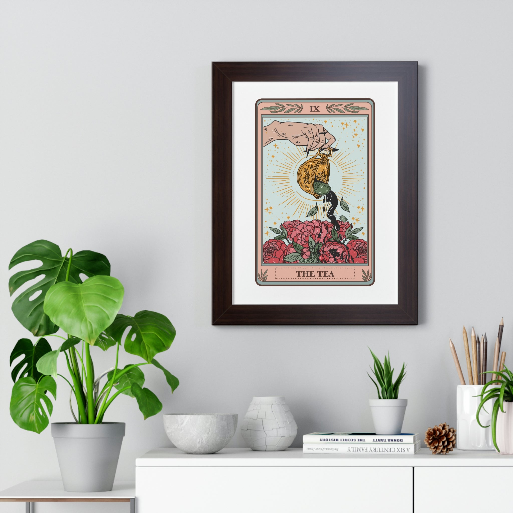 THE TEA // FRAMED POSTER PRINT