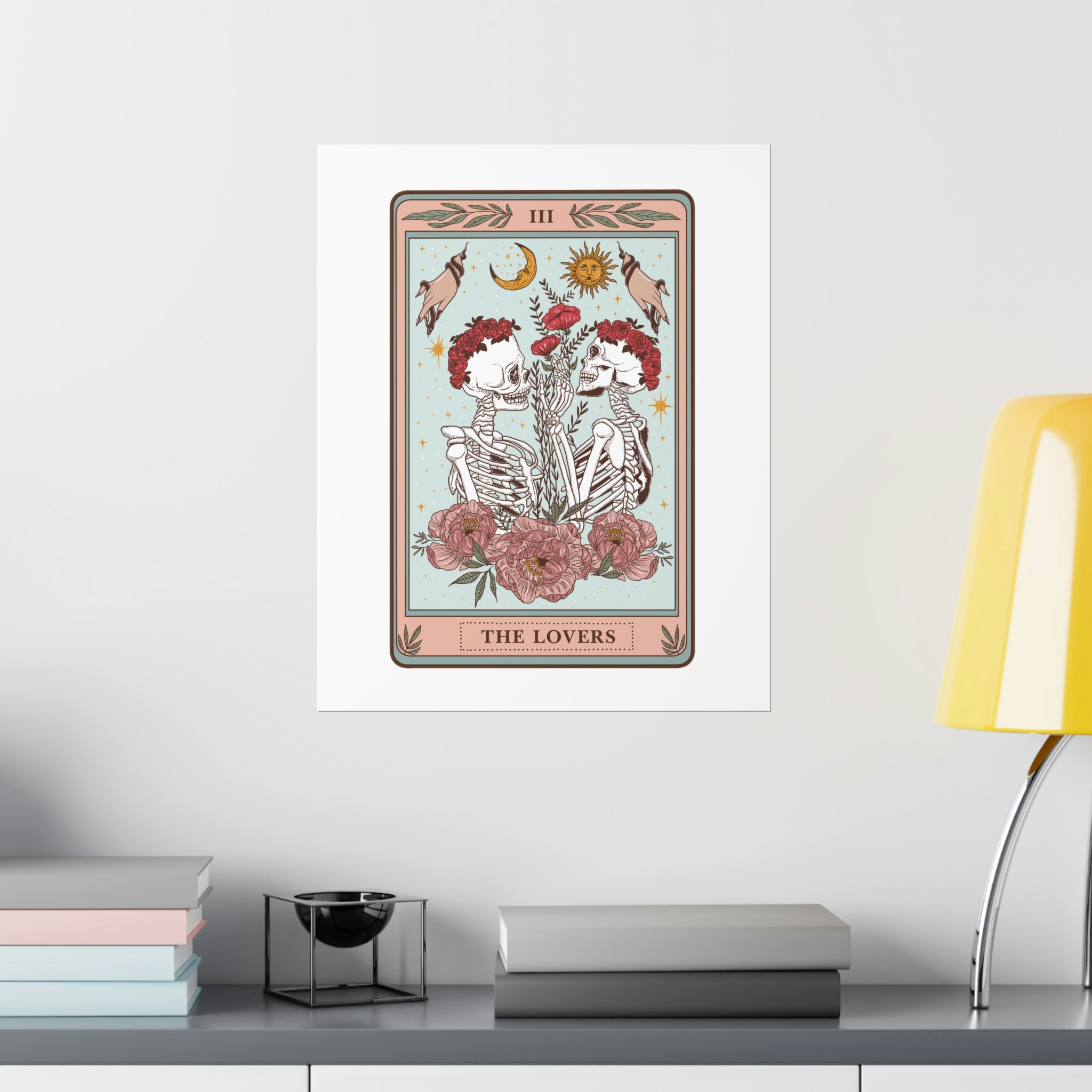 THE LOVERS (female/female) // MATTE POSTER PRINT