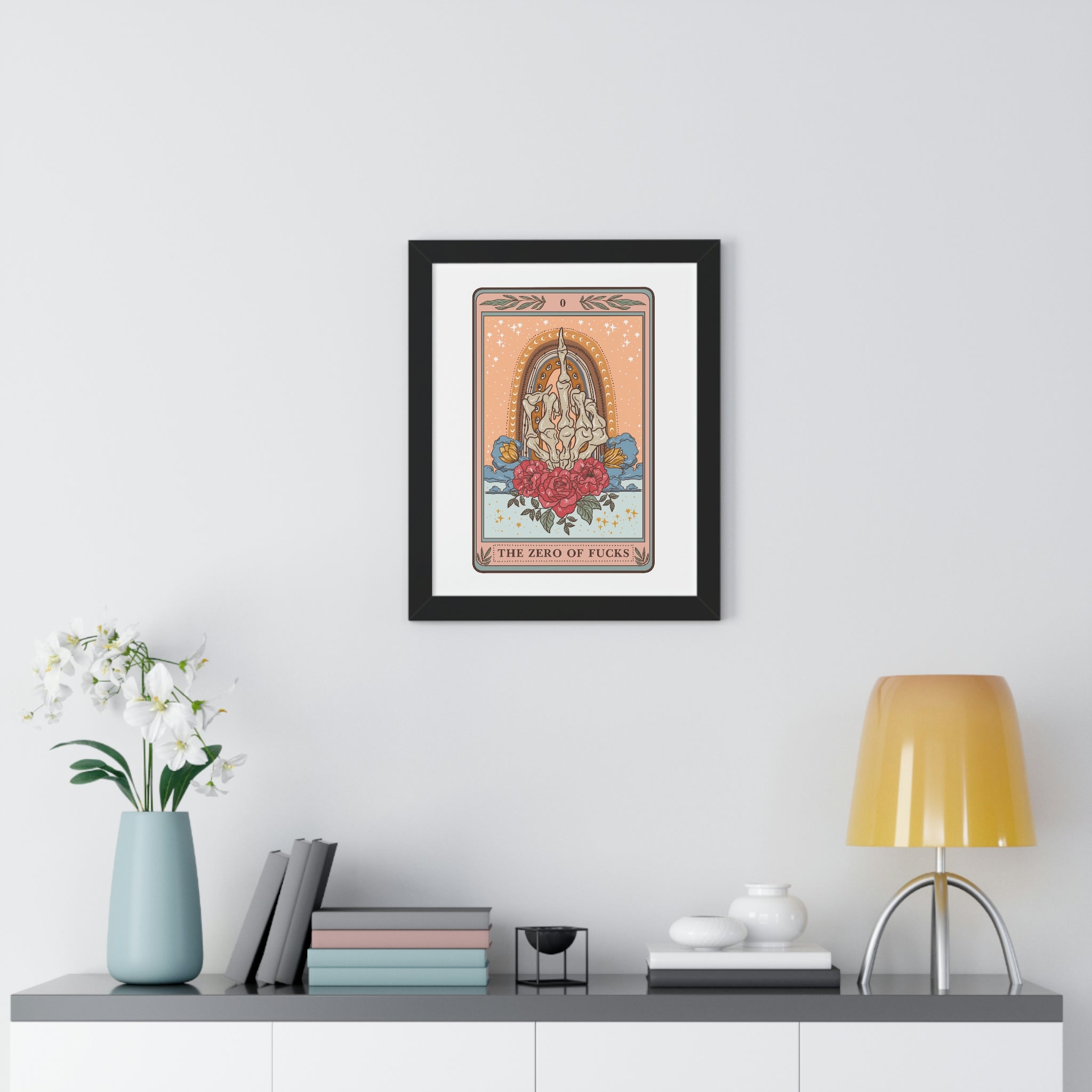 THE ZERO OF F*CKS // FRAMED POSTER PRINT