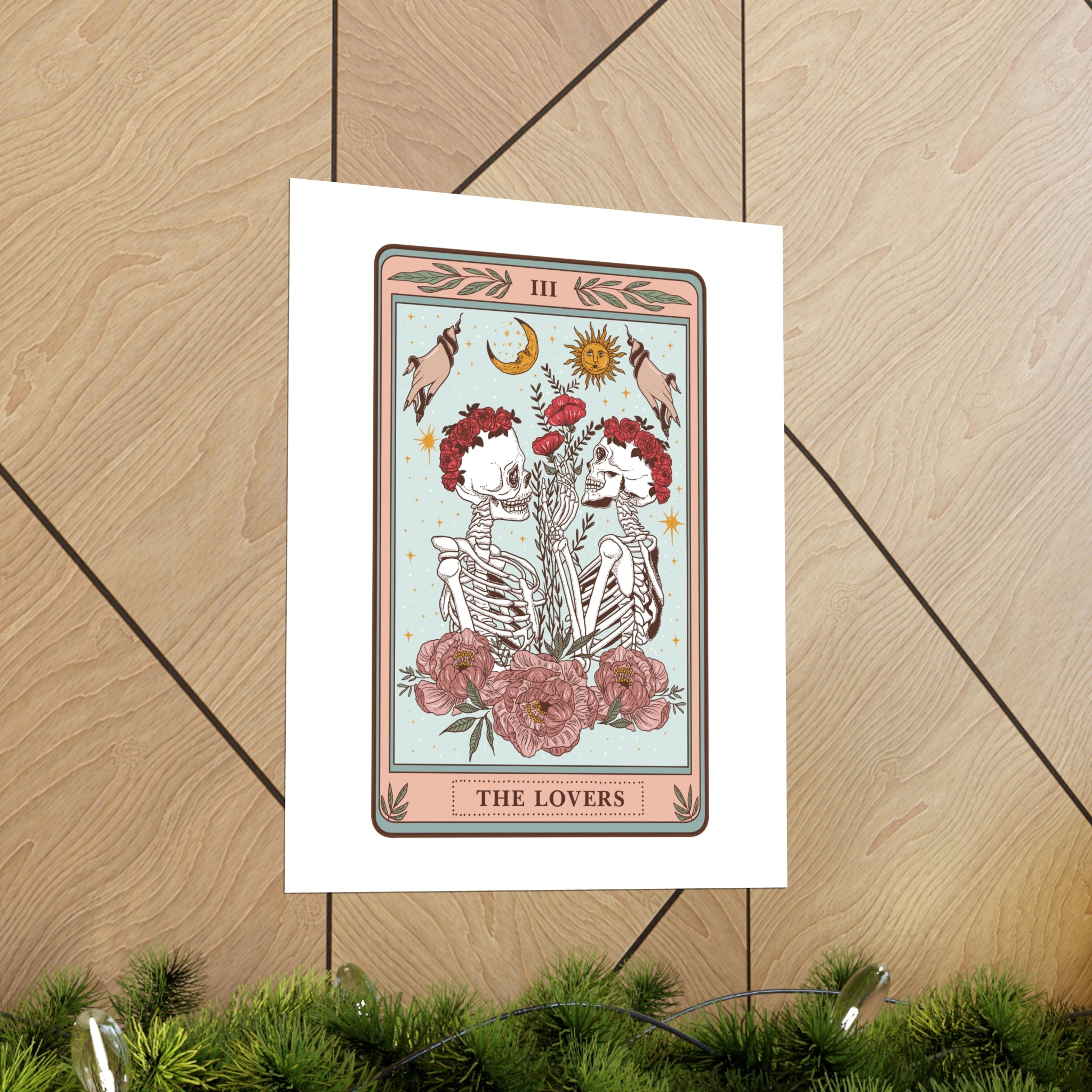 THE LOVERS (female/female) // MATTE POSTER PRINT
