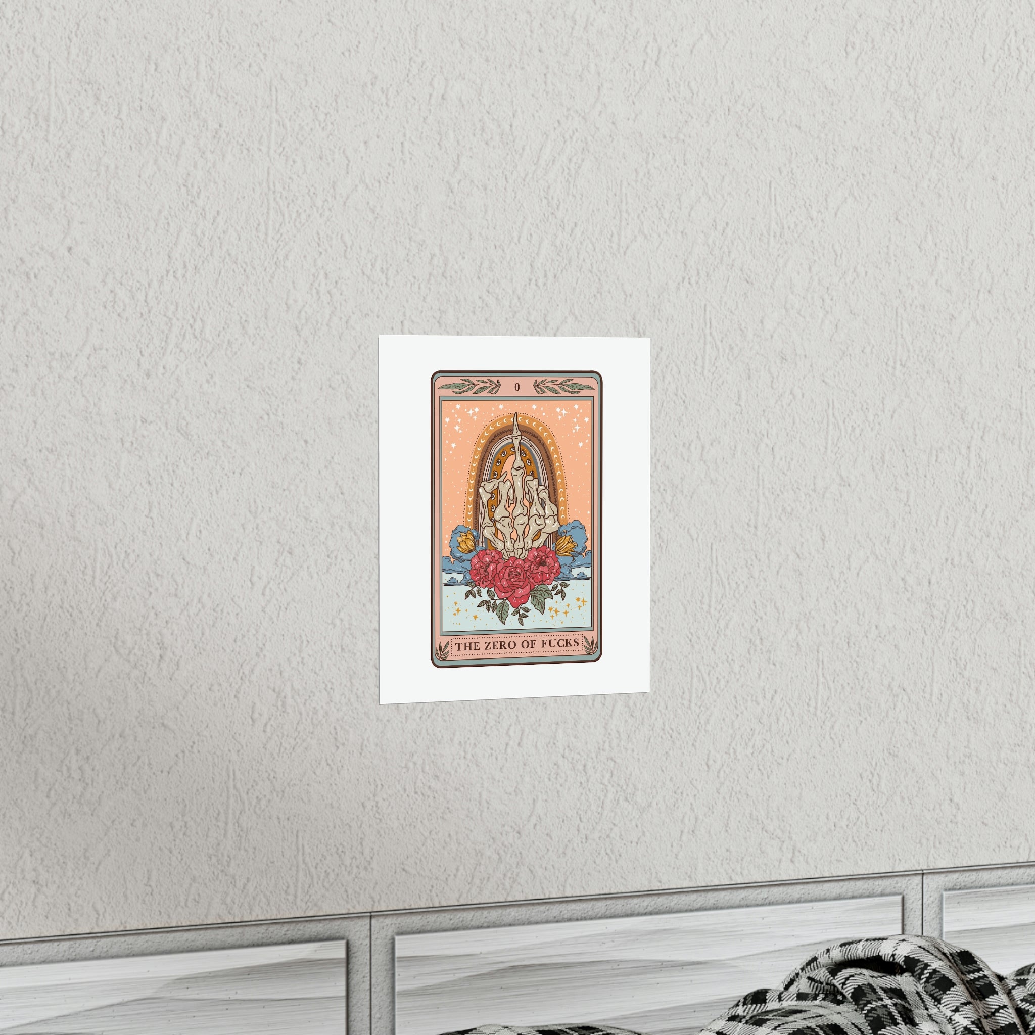 THE ZERO OF FUCKS // MATTE POSTER PRINT