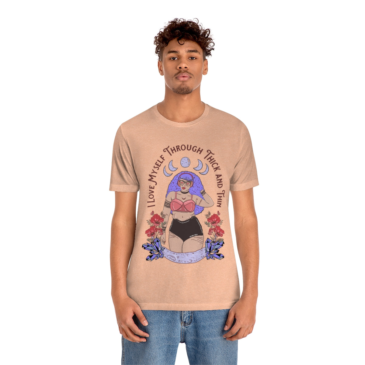 I LOVE MYSELF THROUGH THICK AND THIN // UNISEX TEE