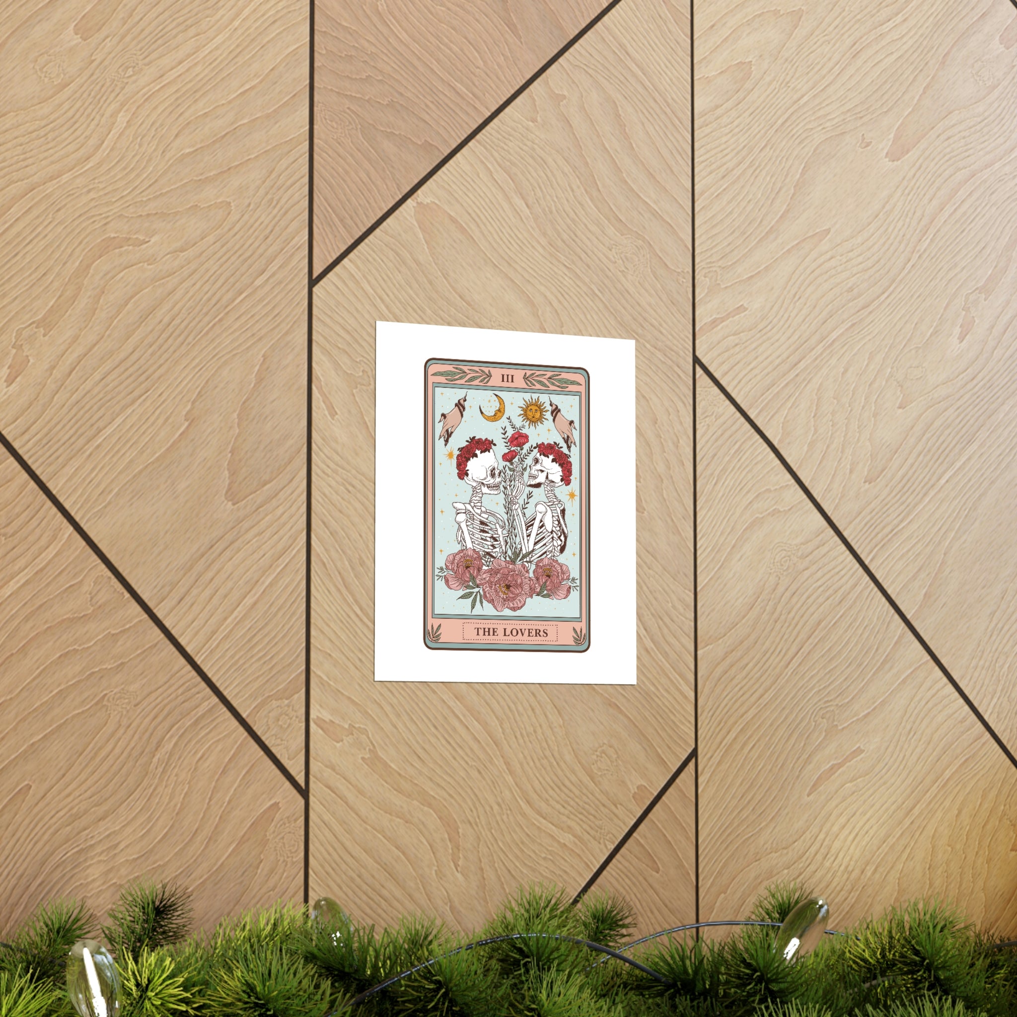 THE LOVERS (female/female) // MATTE POSTER PRINT