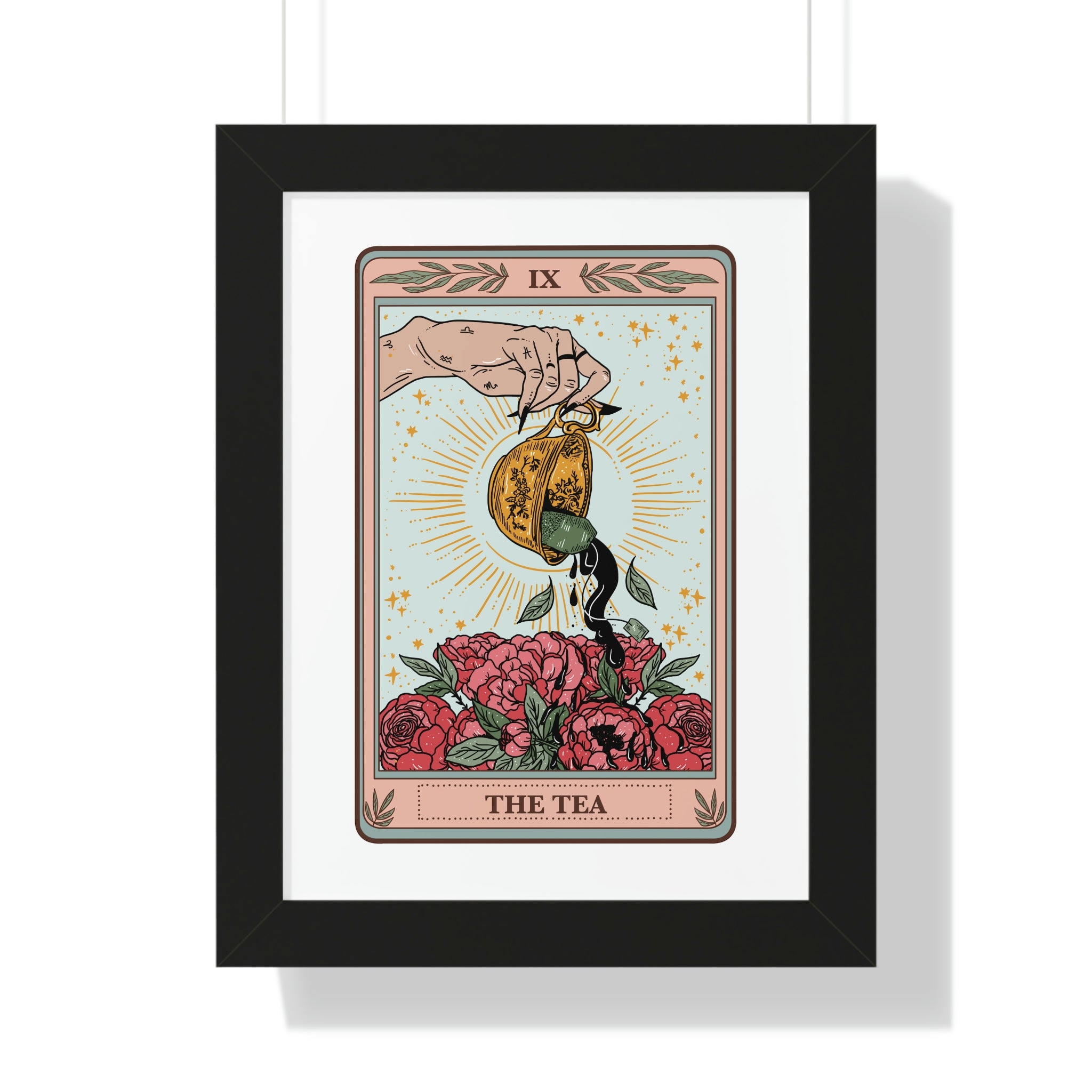 THE TEA // FRAMED POSTER PRINT