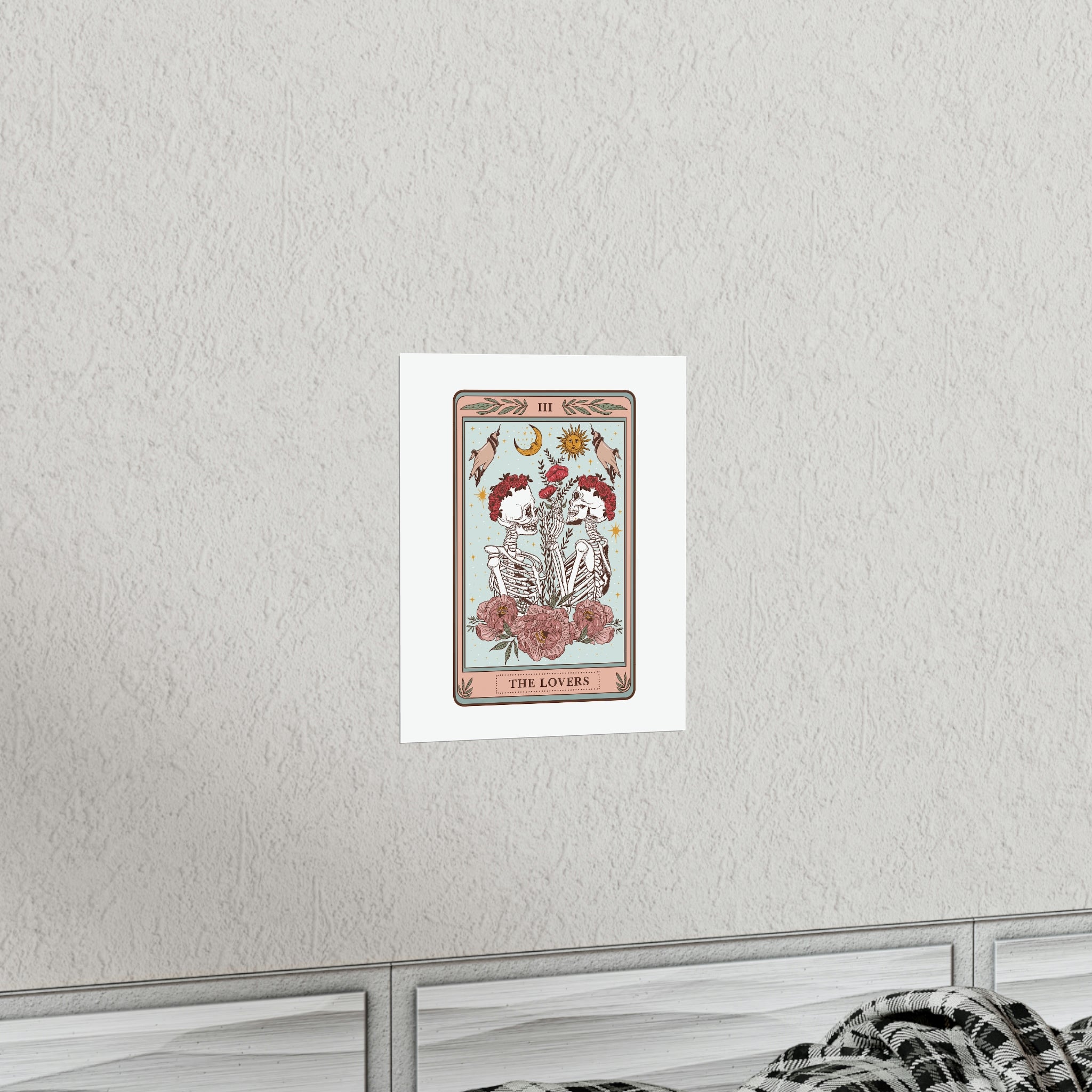 THE LOVERS (female/female) // MATTE POSTER PRINT
