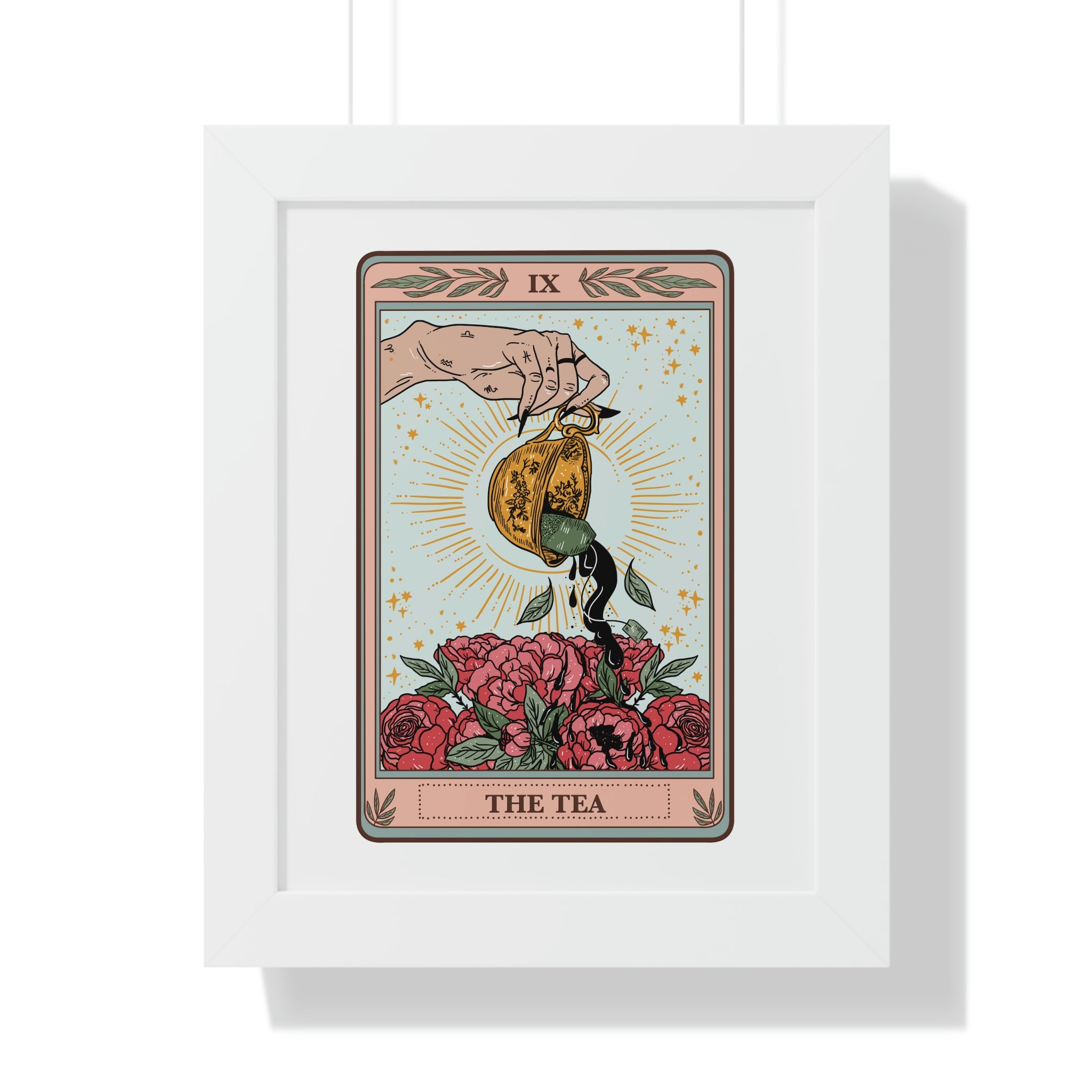 THE TEA // FRAMED POSTER PRINT