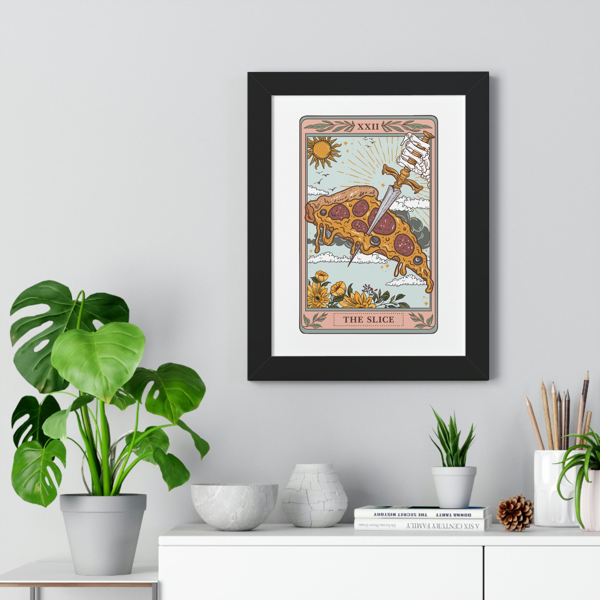 THE SLICE // FRAMED POSTER PRINT