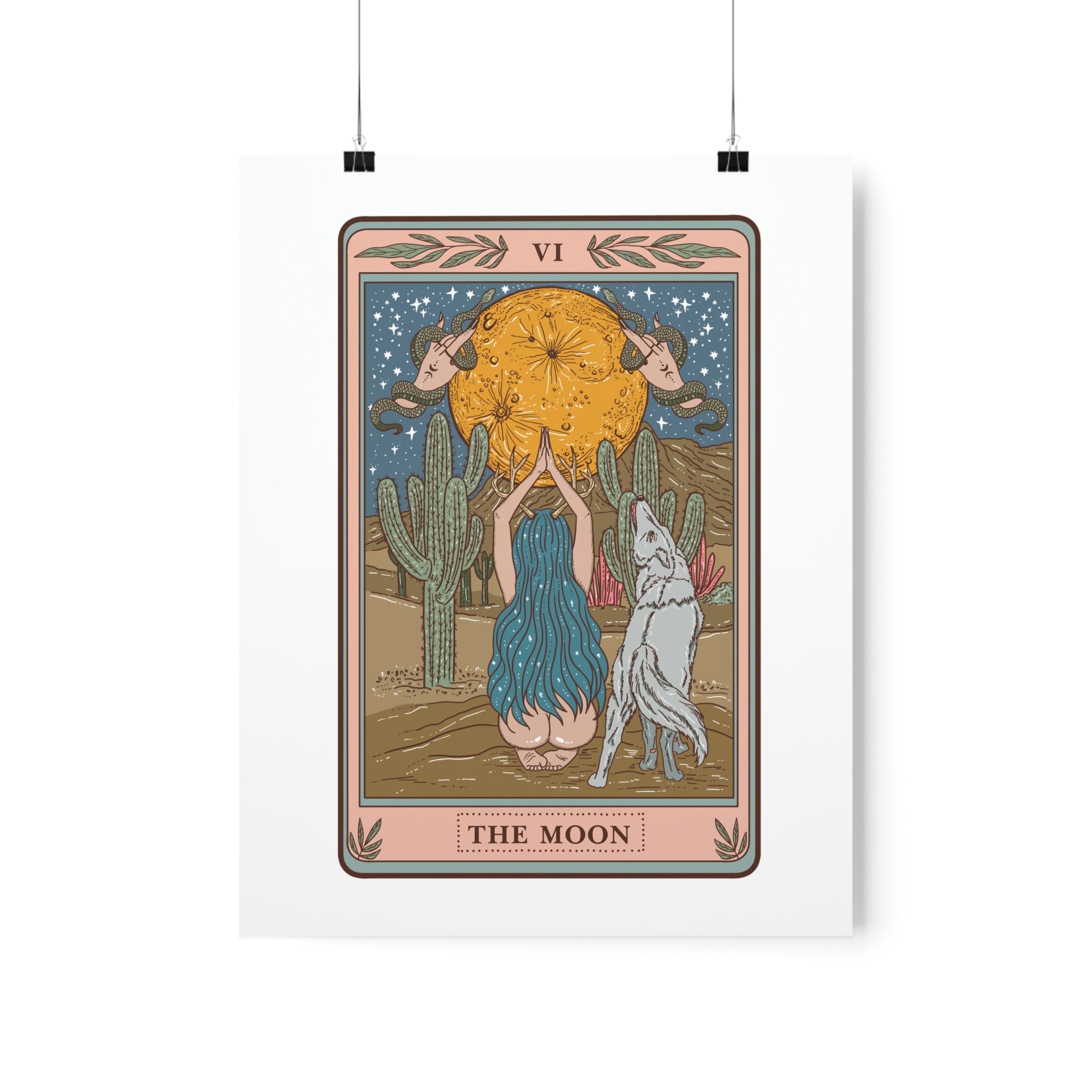 THE MOON // MATTE POSTER PRINT