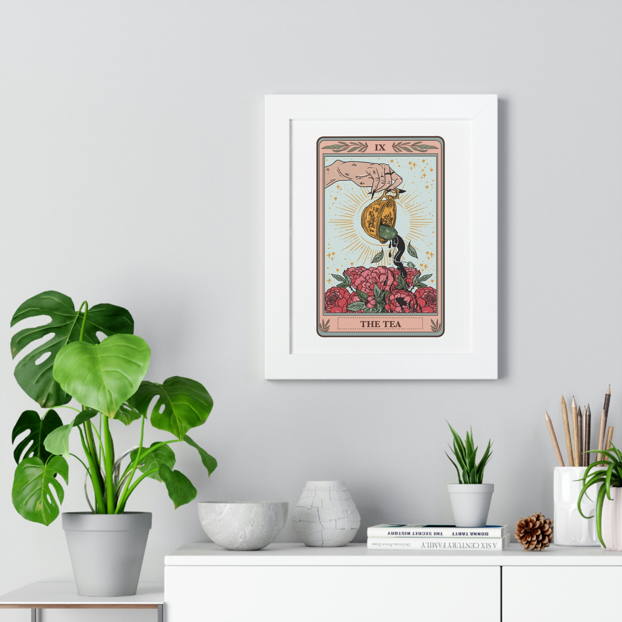 THE TEA // FRAMED POSTER PRINT