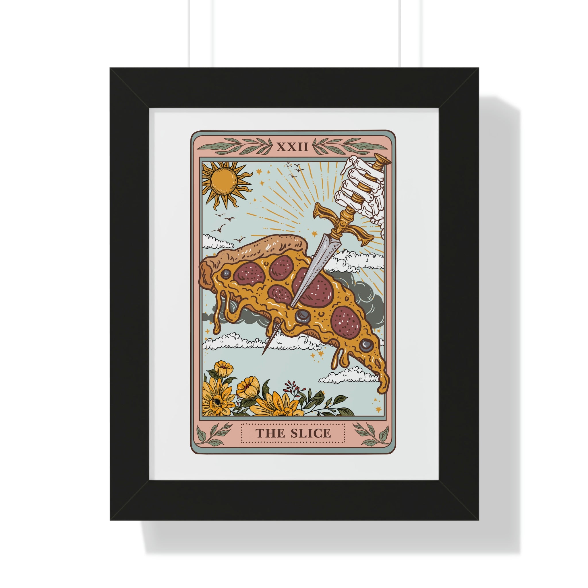 THE SLICE // FRAMED POSTER PRINT