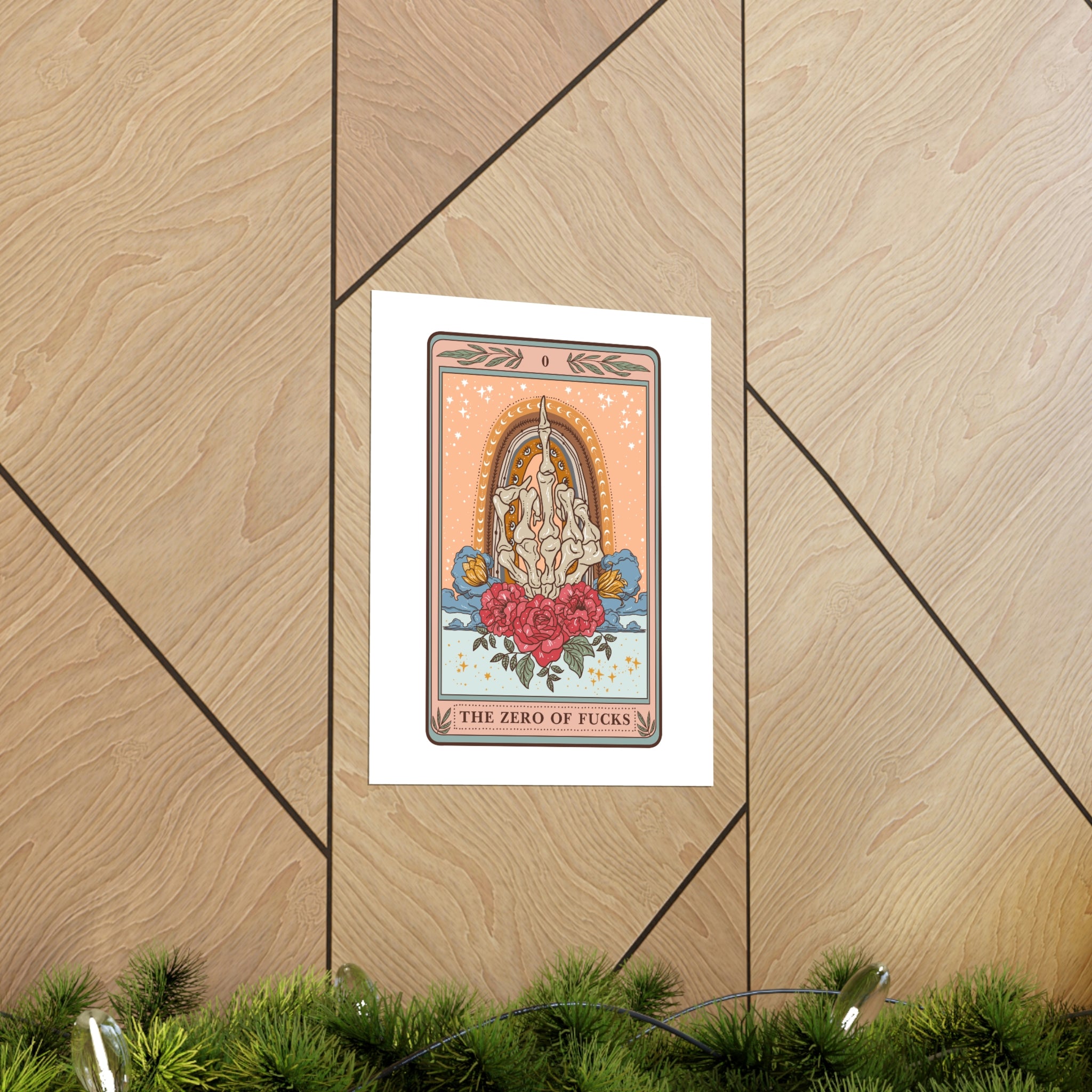 THE ZERO OF FUCKS // MATTE POSTER PRINT