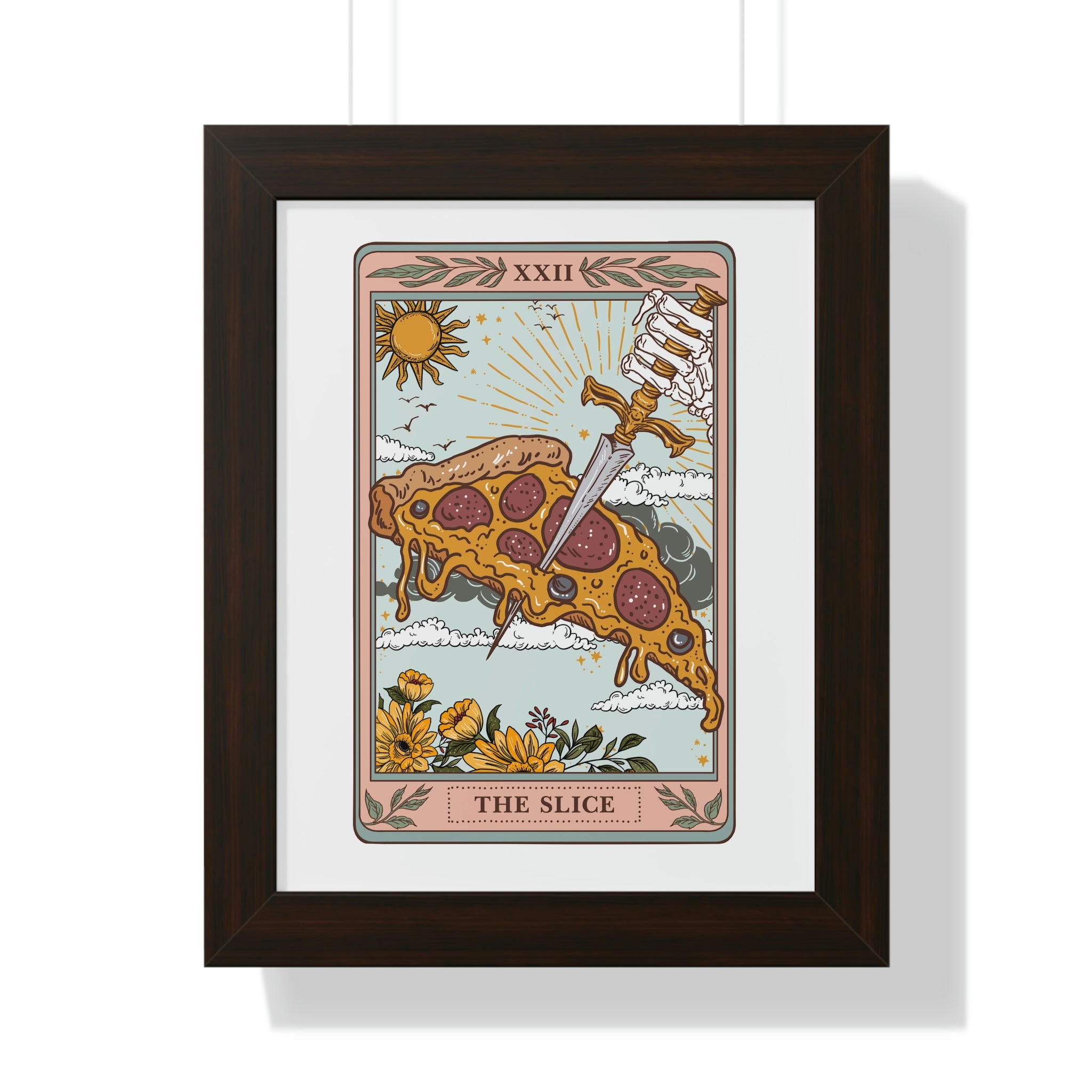 THE SLICE // FRAMED POSTER PRINT