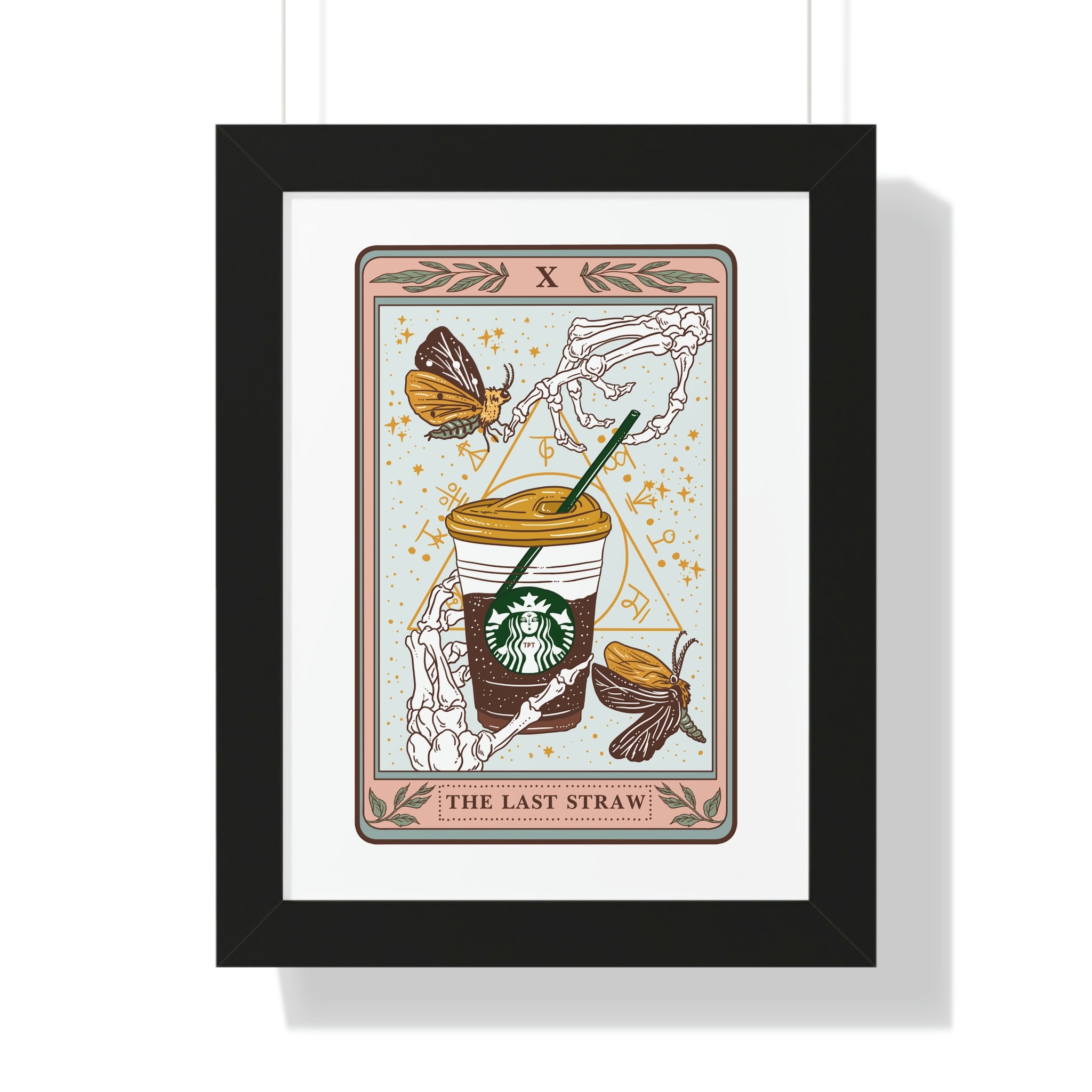 THE LAST STRAW // FRAMED POSTER PRINT