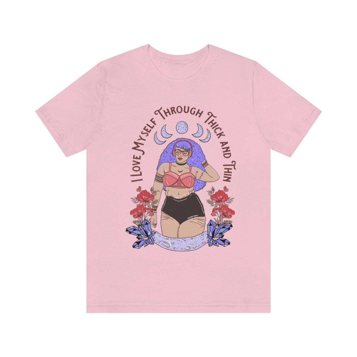 I LOVE MYSELF THROUGH THICK AND THIN // UNISEX TEE