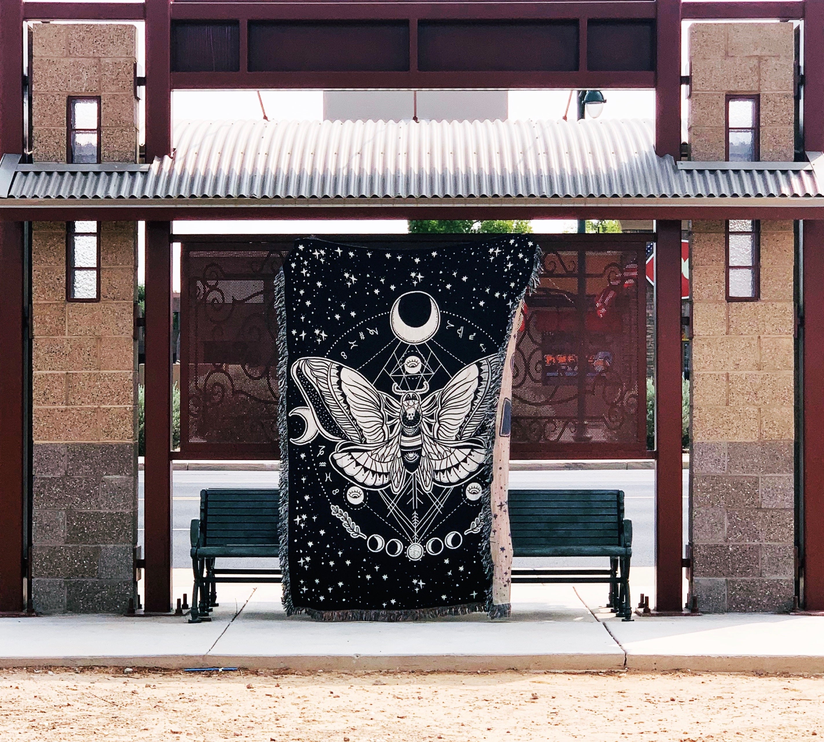 MOTH MOTHER // WOVEN FRINGE BLANKET