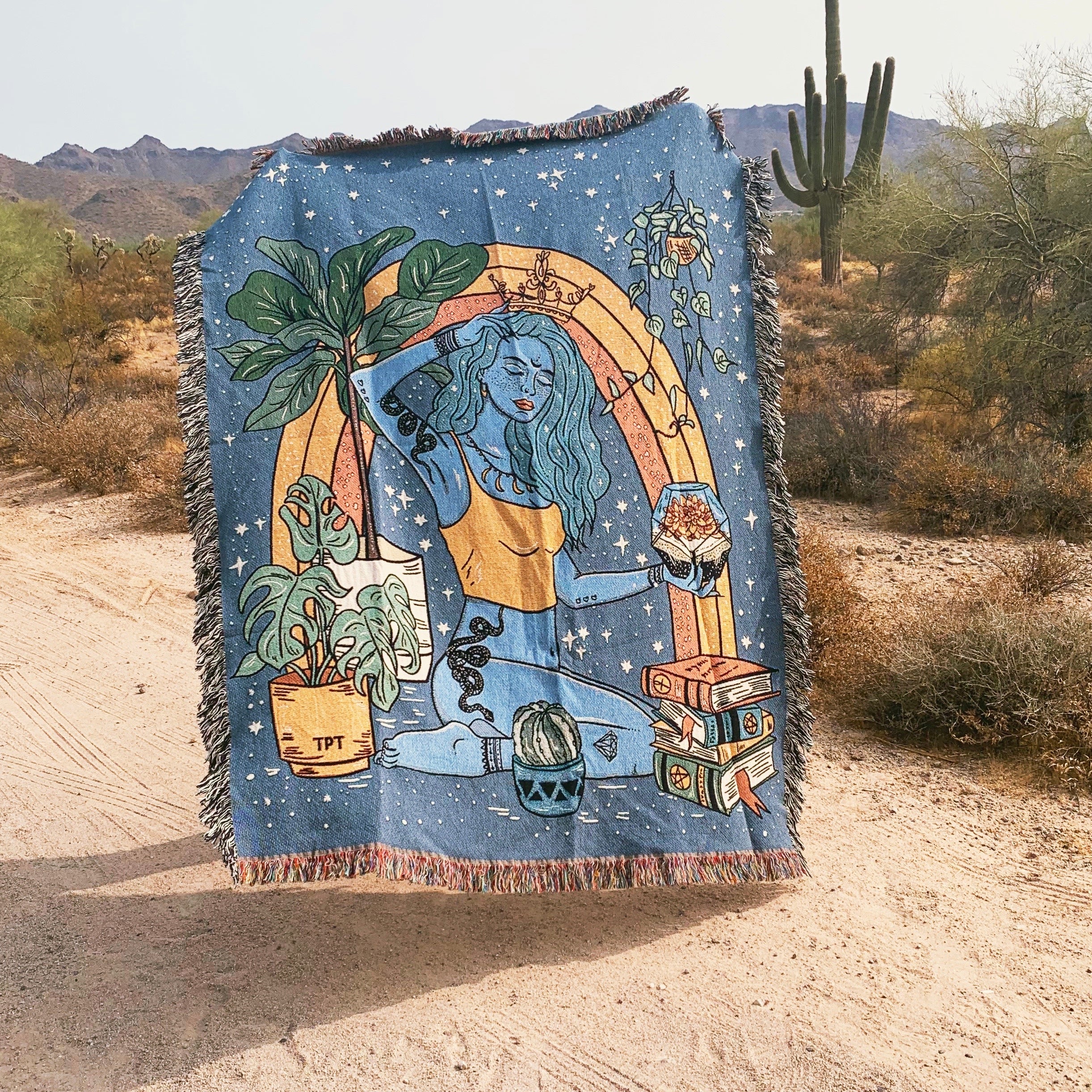 QUEEN OF ALL MY DREAMS // WOVEN FRINGE BLANKET