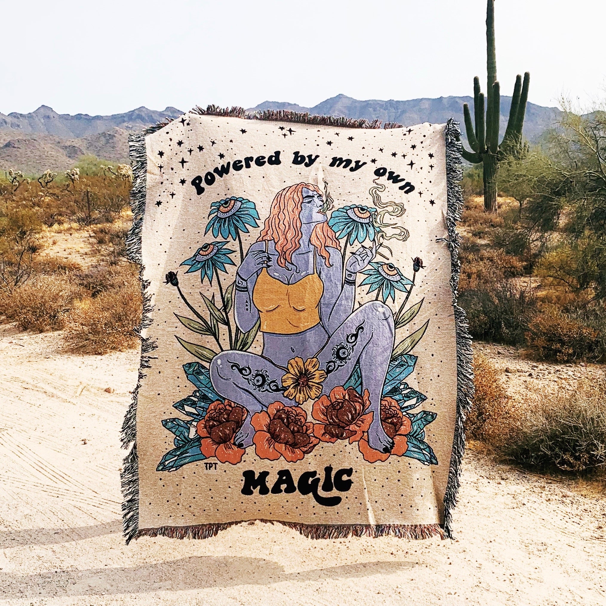 POWERED BY MY OWN MAGIC // WOVEN FRINGE BLANKET
