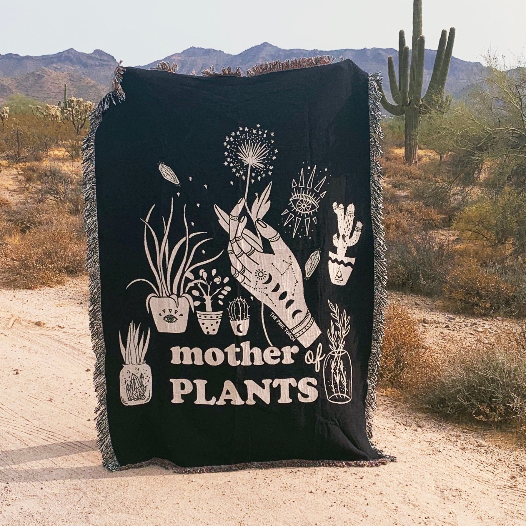 MOTHER OF PLANTS // WOVEN FRINGE BLANKET