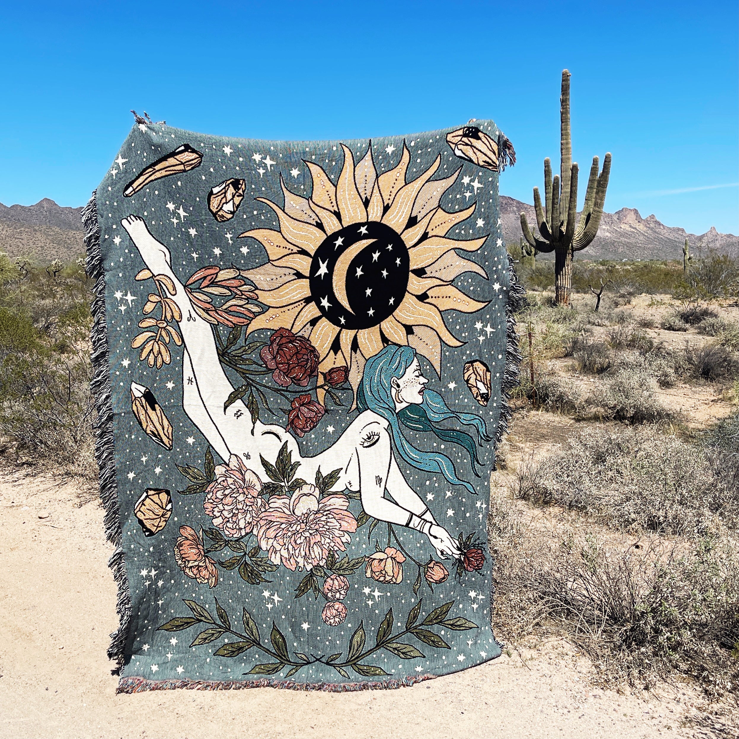 MY GIRL YOUR DAY WILL COME // WOVEN FRINGE BLANKET