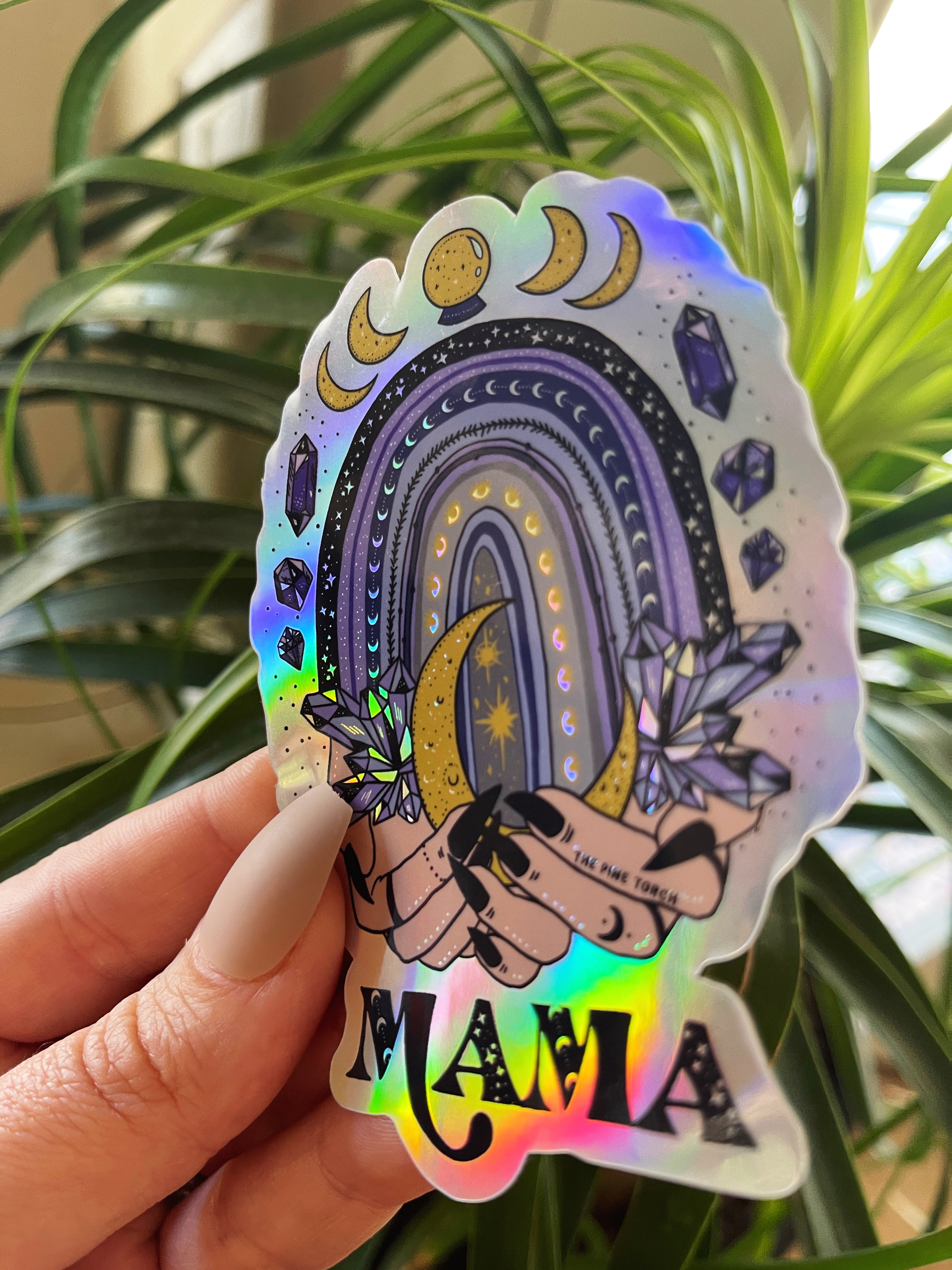 GOTHIC MAMA « HOLOGRAPHIC STICKER »