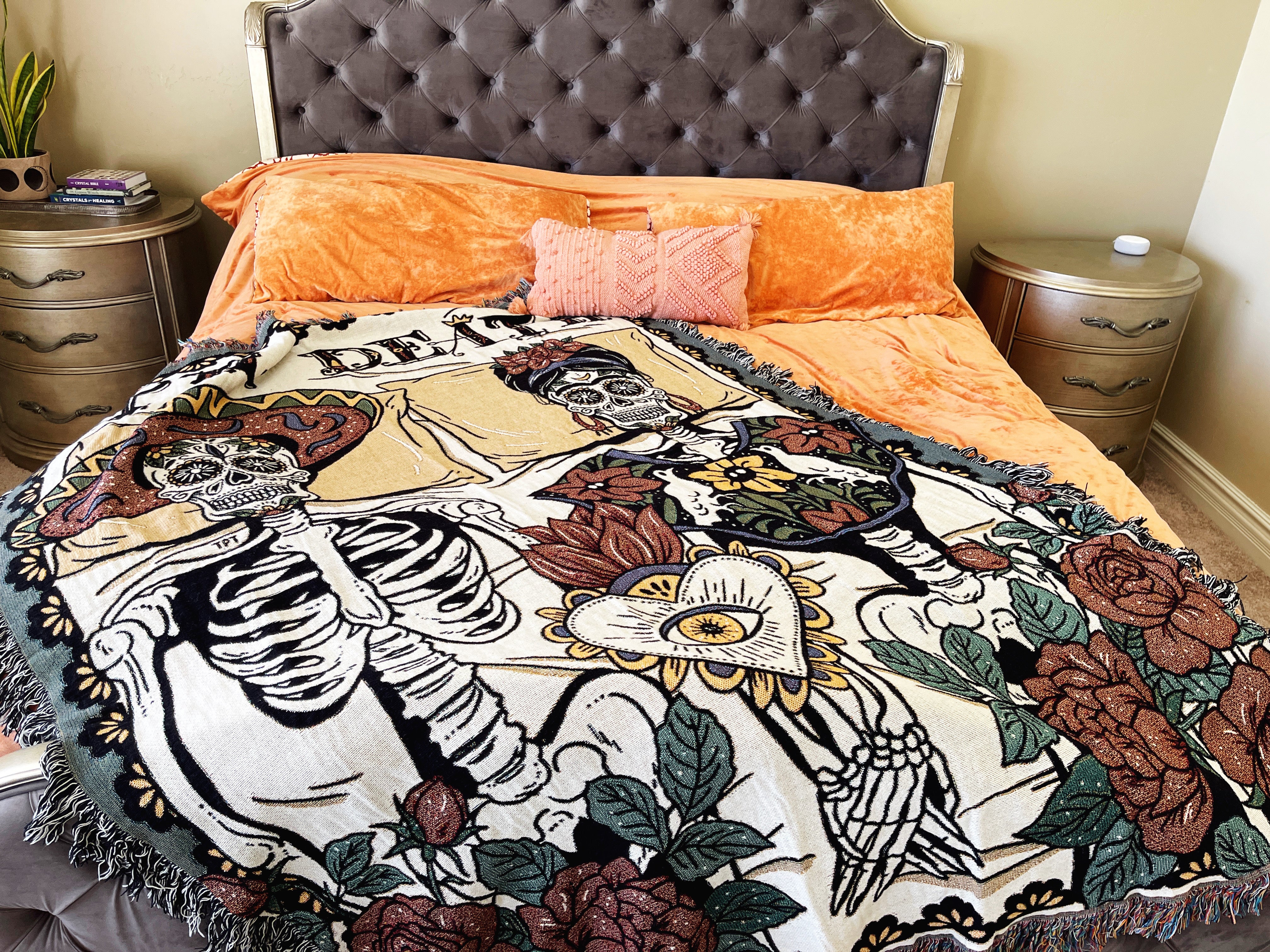 'TIL DEATH // WOVEN FRINGE BLANKET