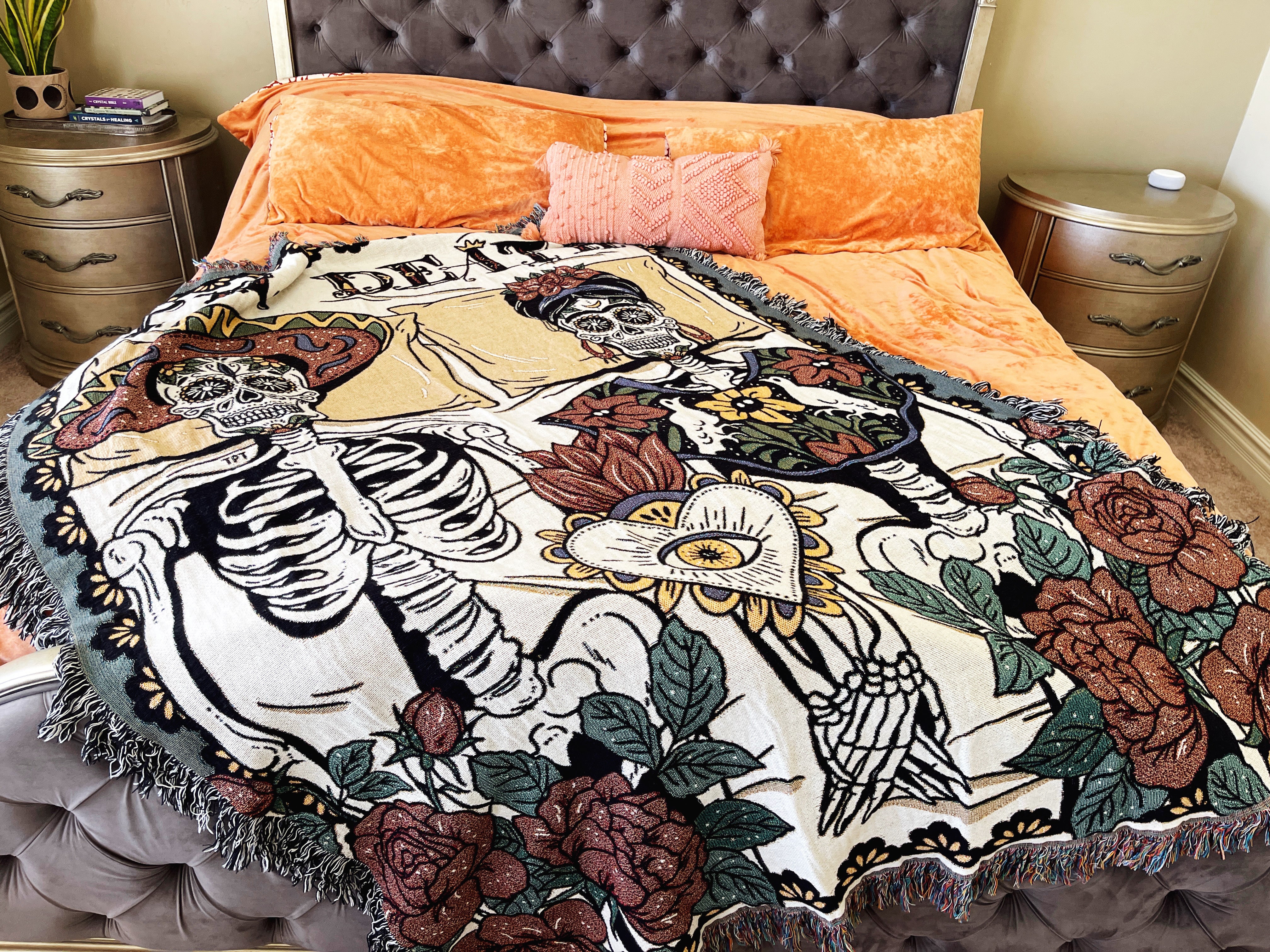 'TIL DEATH // WOVEN FRINGE BLANKET