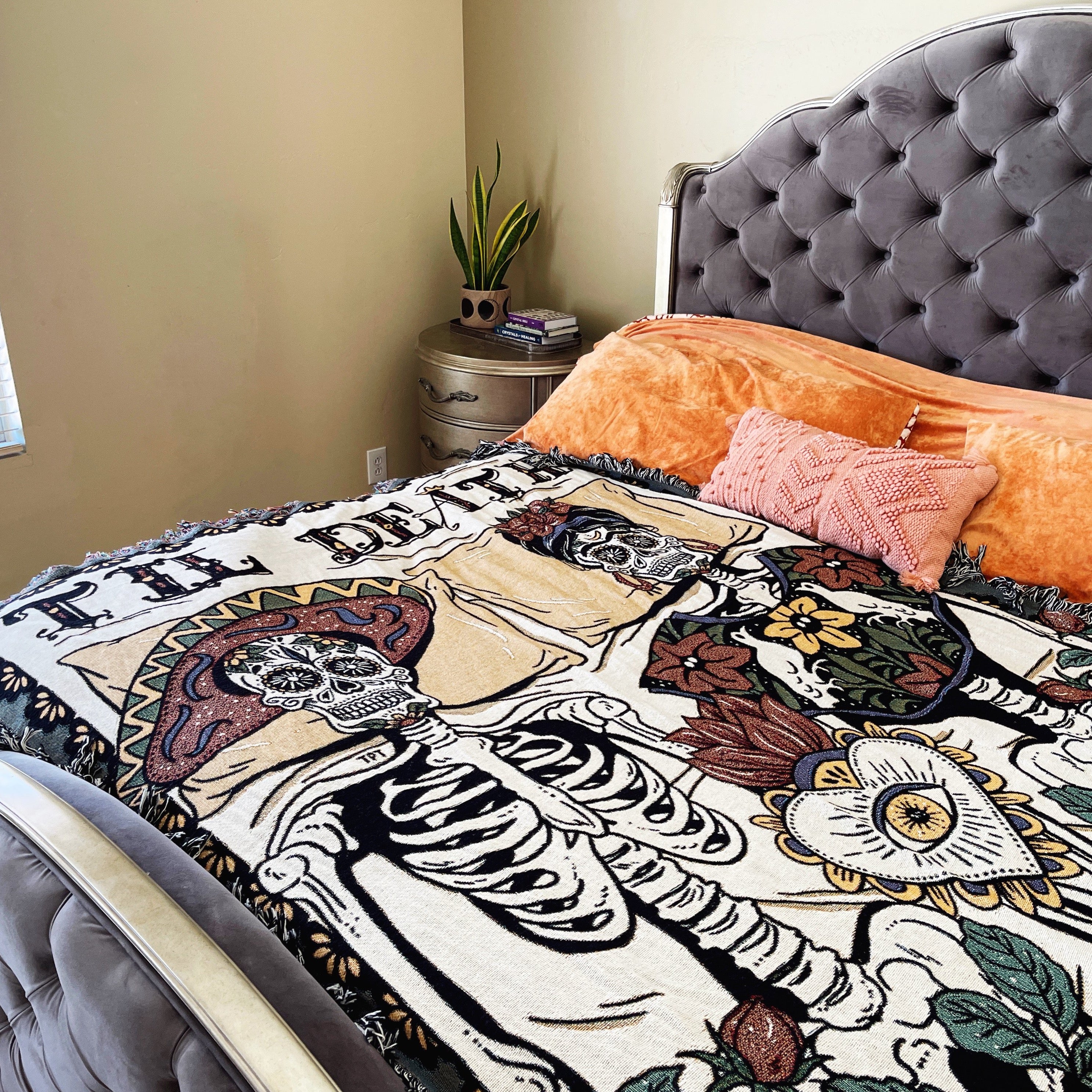 'TIL DEATH // WOVEN FRINGE BLANKET